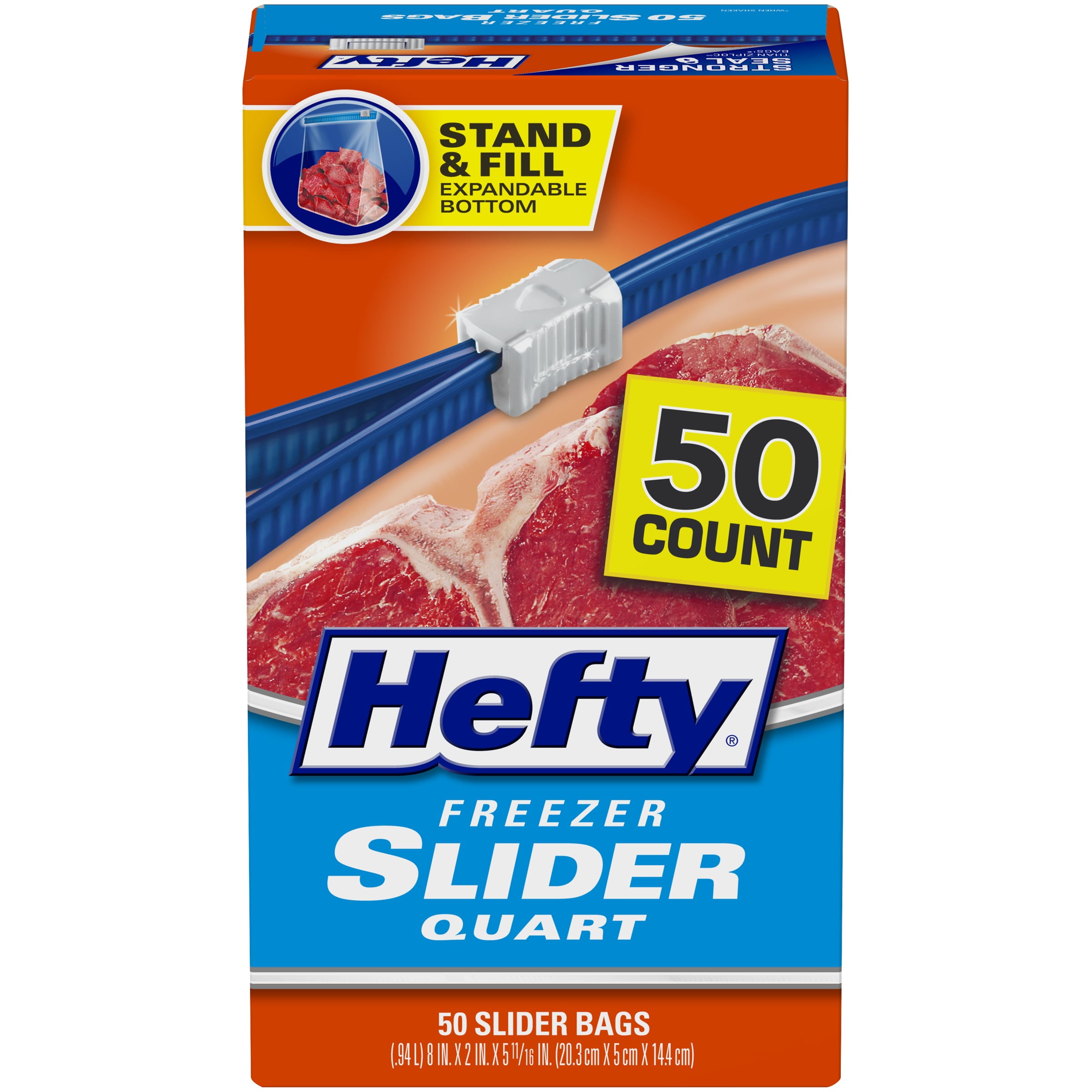 Gallon  Quart Freezer Bags  Hefty