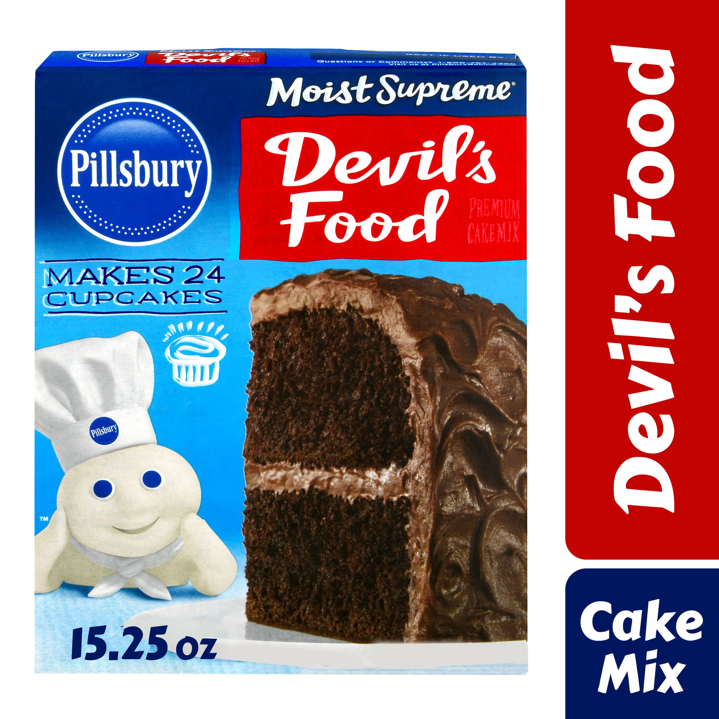 Pillsbury chocolate cake mix top