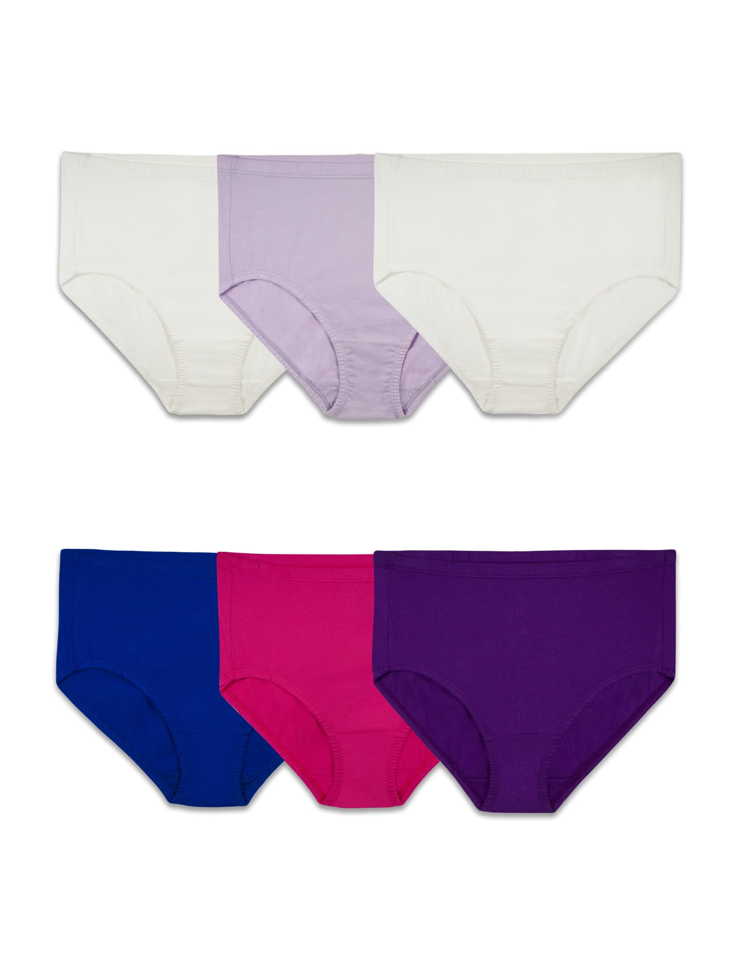 Joyspun Women's Seamless Boyshort Panties, 6-Pack, Sizes XS to 3XL 