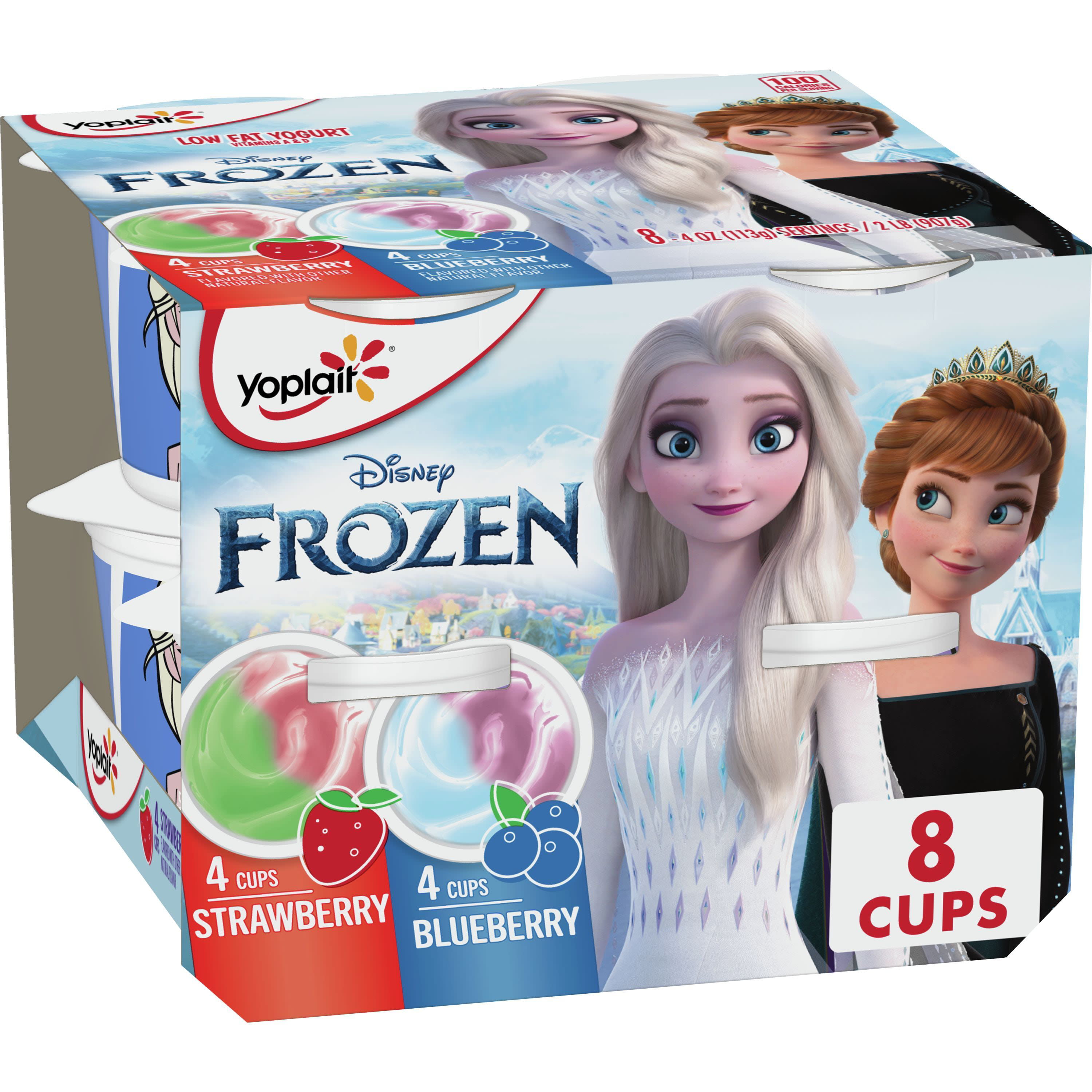 Kids Cup, Blueberry & Strawberry Yogurt