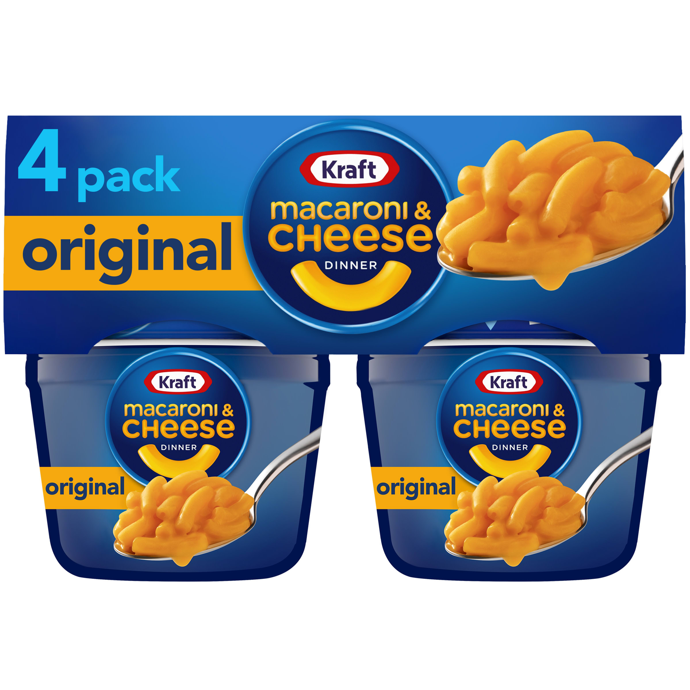 Kraft Original Macaroni & Cheese Dinner 7.25 oz Boxes(Pack of 15)