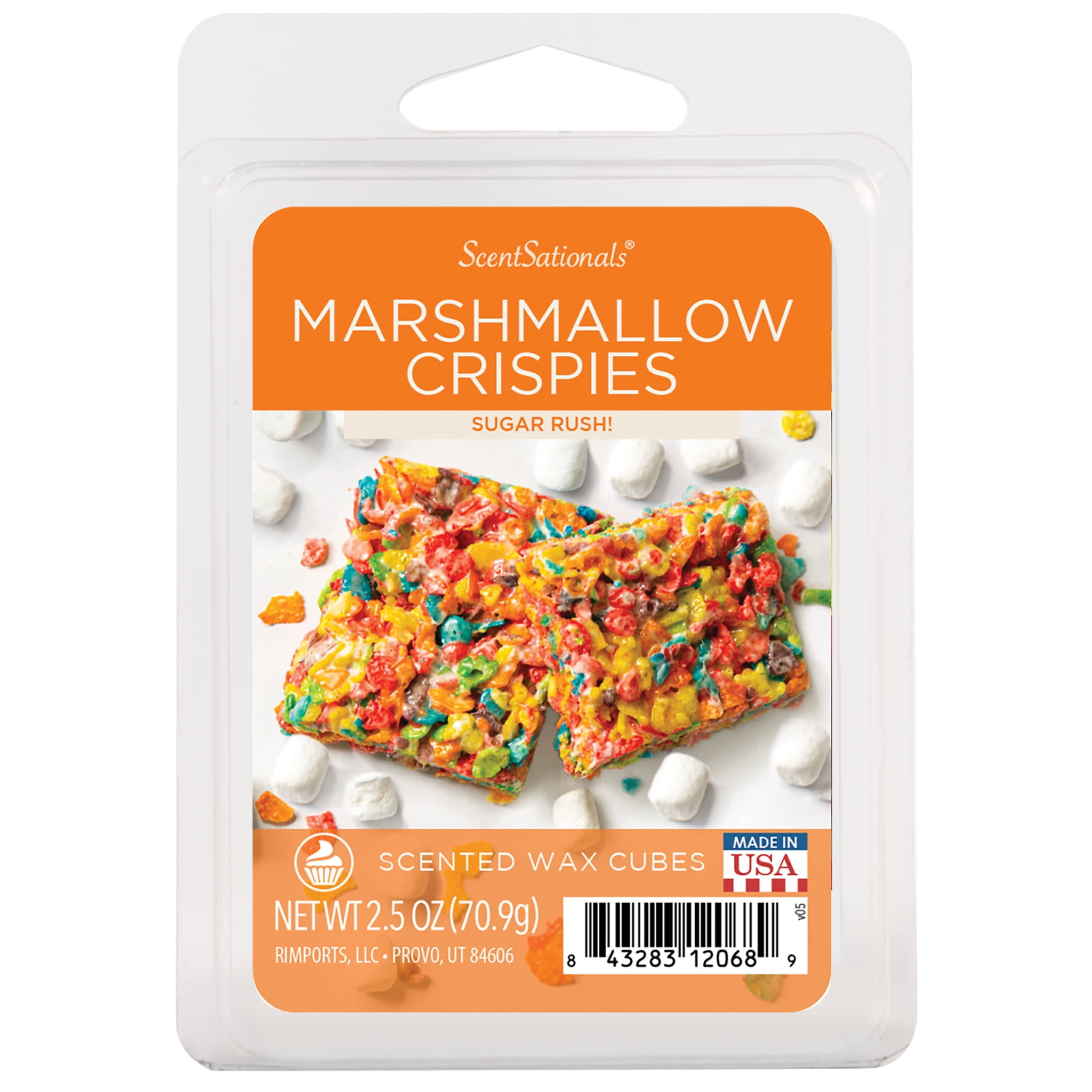 Marshmallow Crispies Scented Wax Melts, ScentSationals, 2.5 oz (1Pack