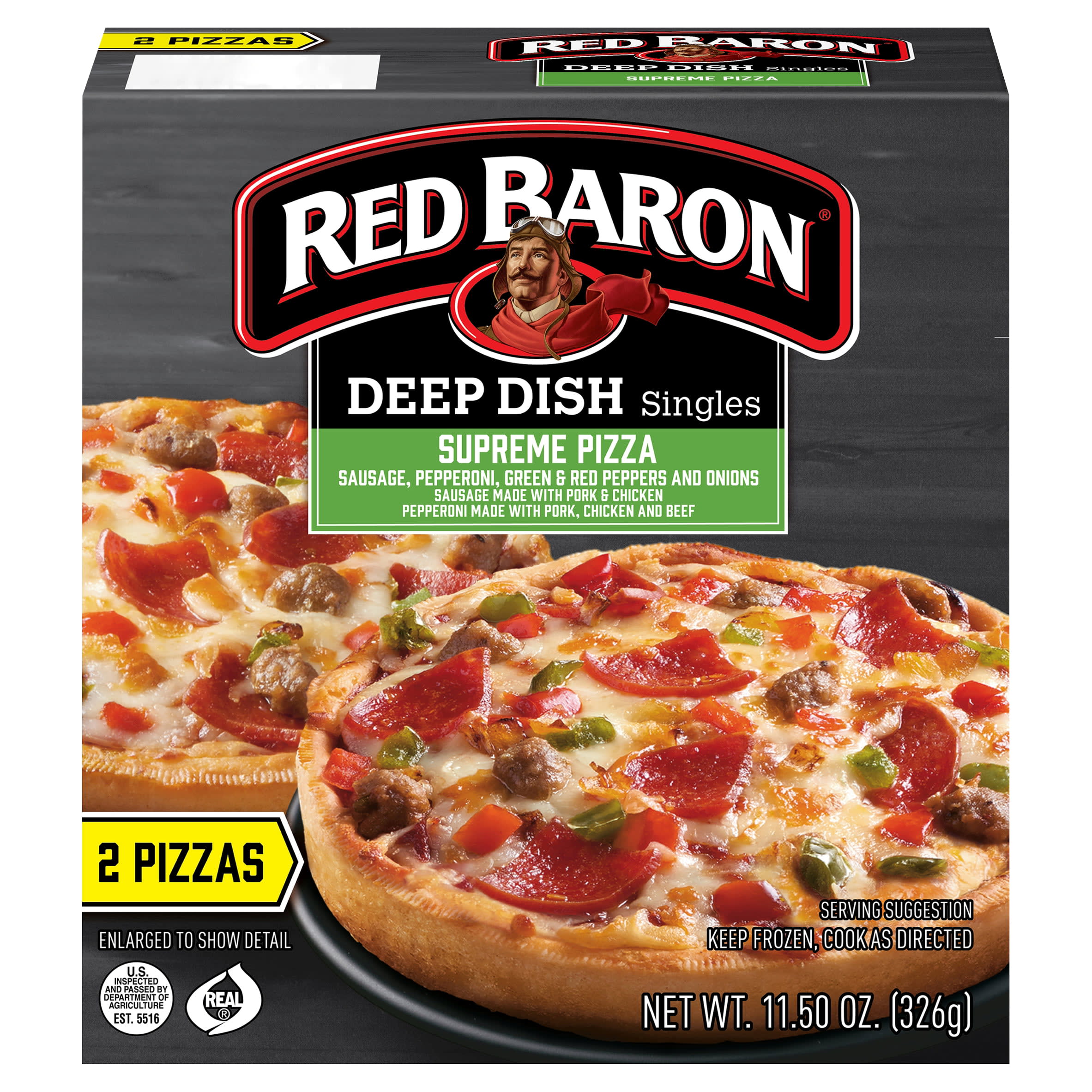 Frozen deep dish sale pizza