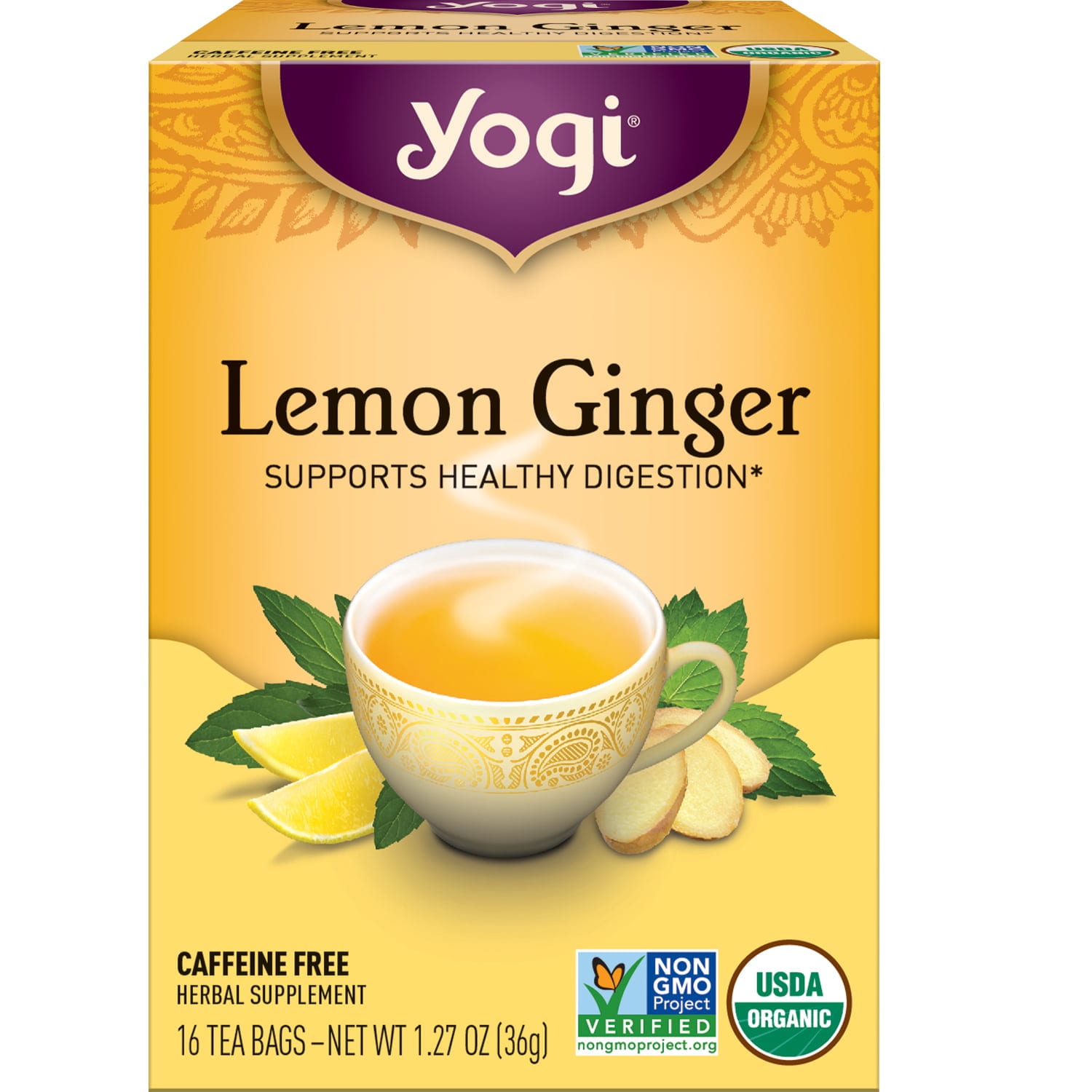 Lemon Ginger Tea Bags 20ct