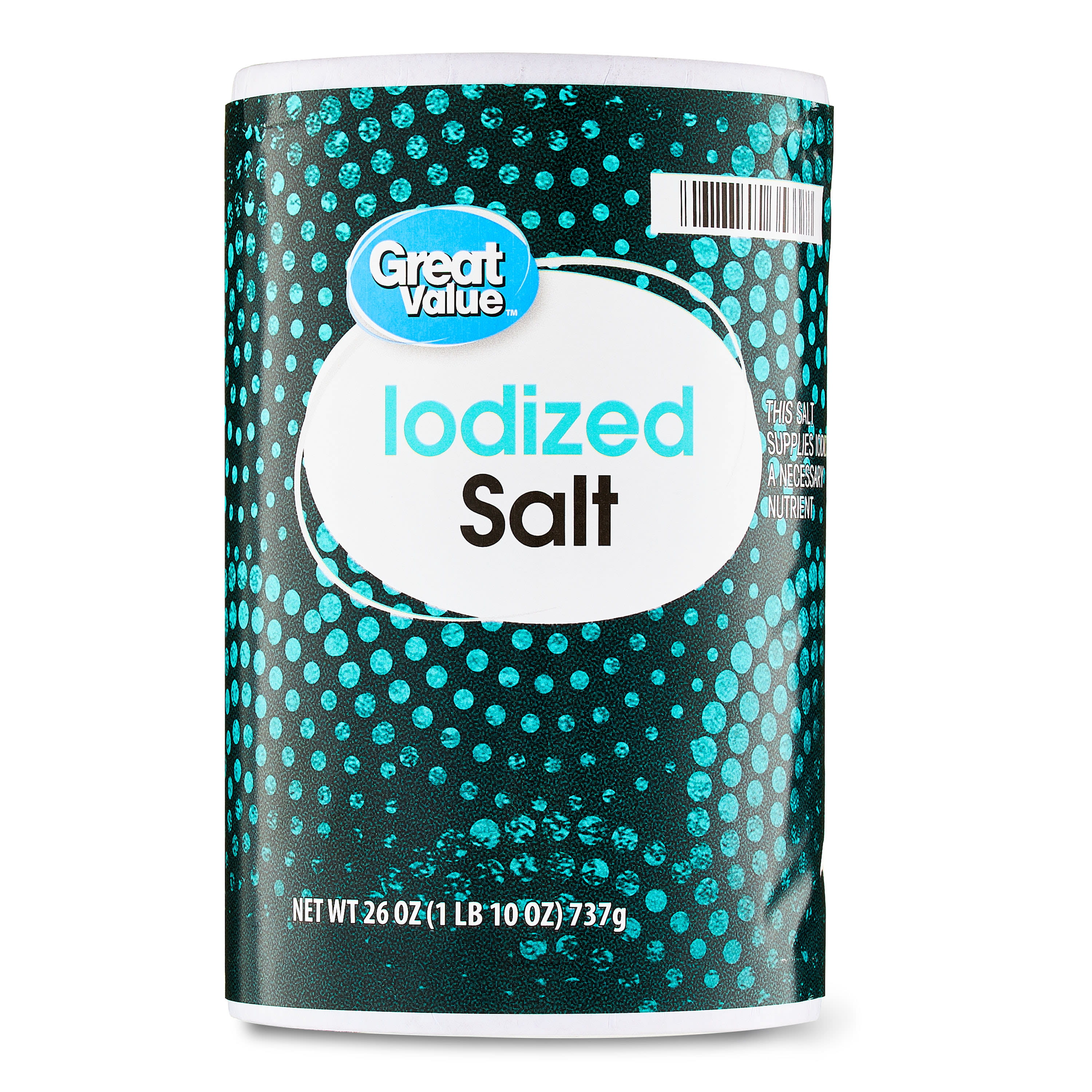 Great Value Black Pepper & Iodized Salt, 5.25 oz 