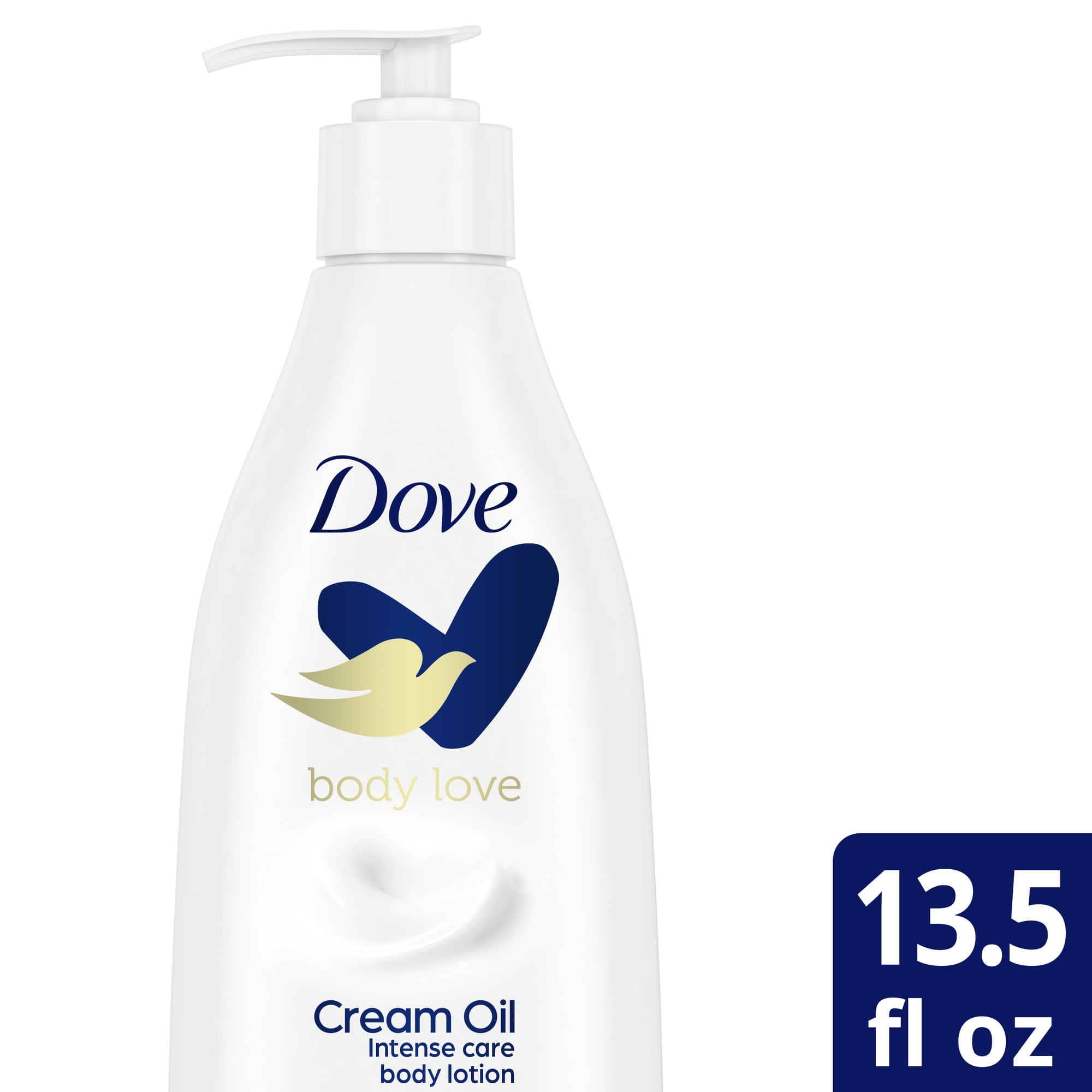 Dove Body Love Cream Oil Intense Care Body Lotion 13.5 fl Oz