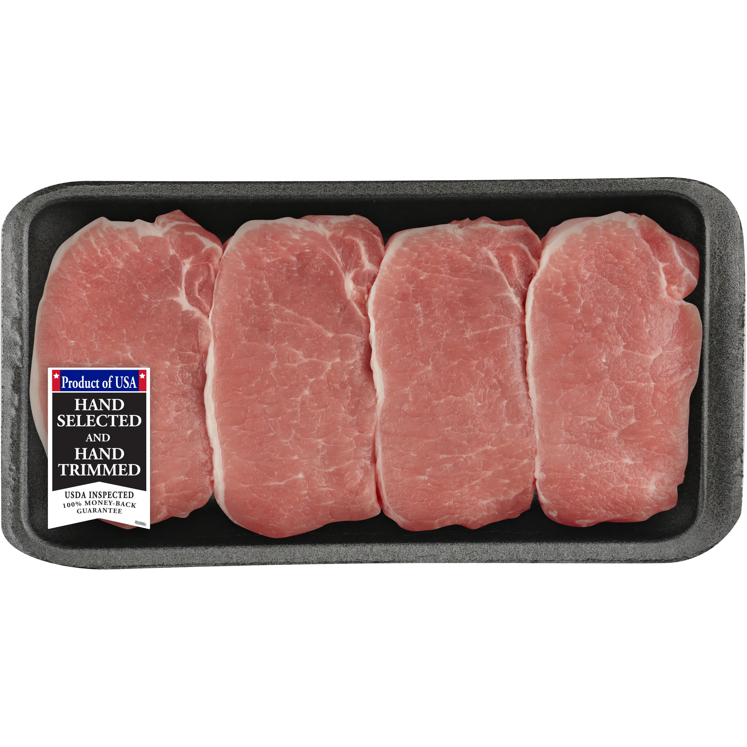 Pork Center Cut Loin Chops Boneless, 0.9 - 2.01 lb