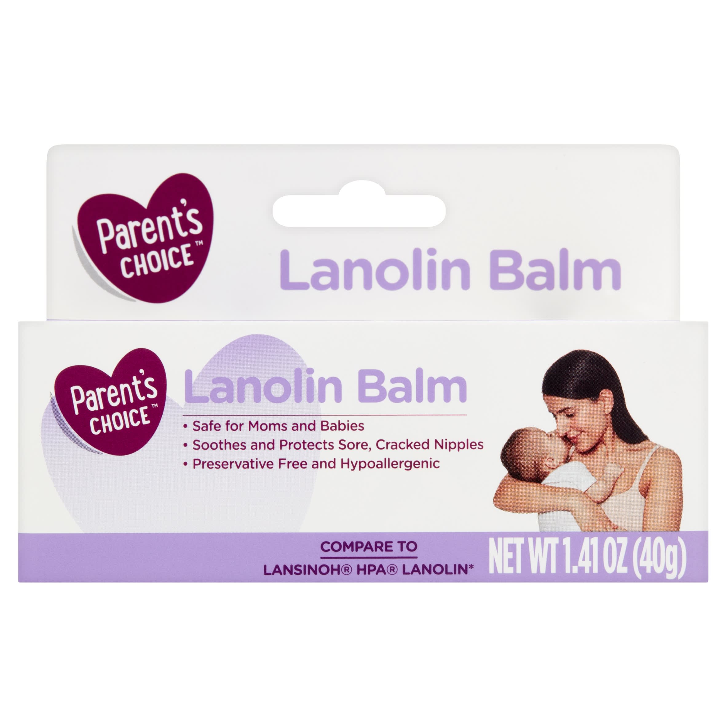 Lansinoh Lanolin Nipple Cream, Safe for Baby and Mom, Breastfeeding  Essentials, 1.41 Ounces