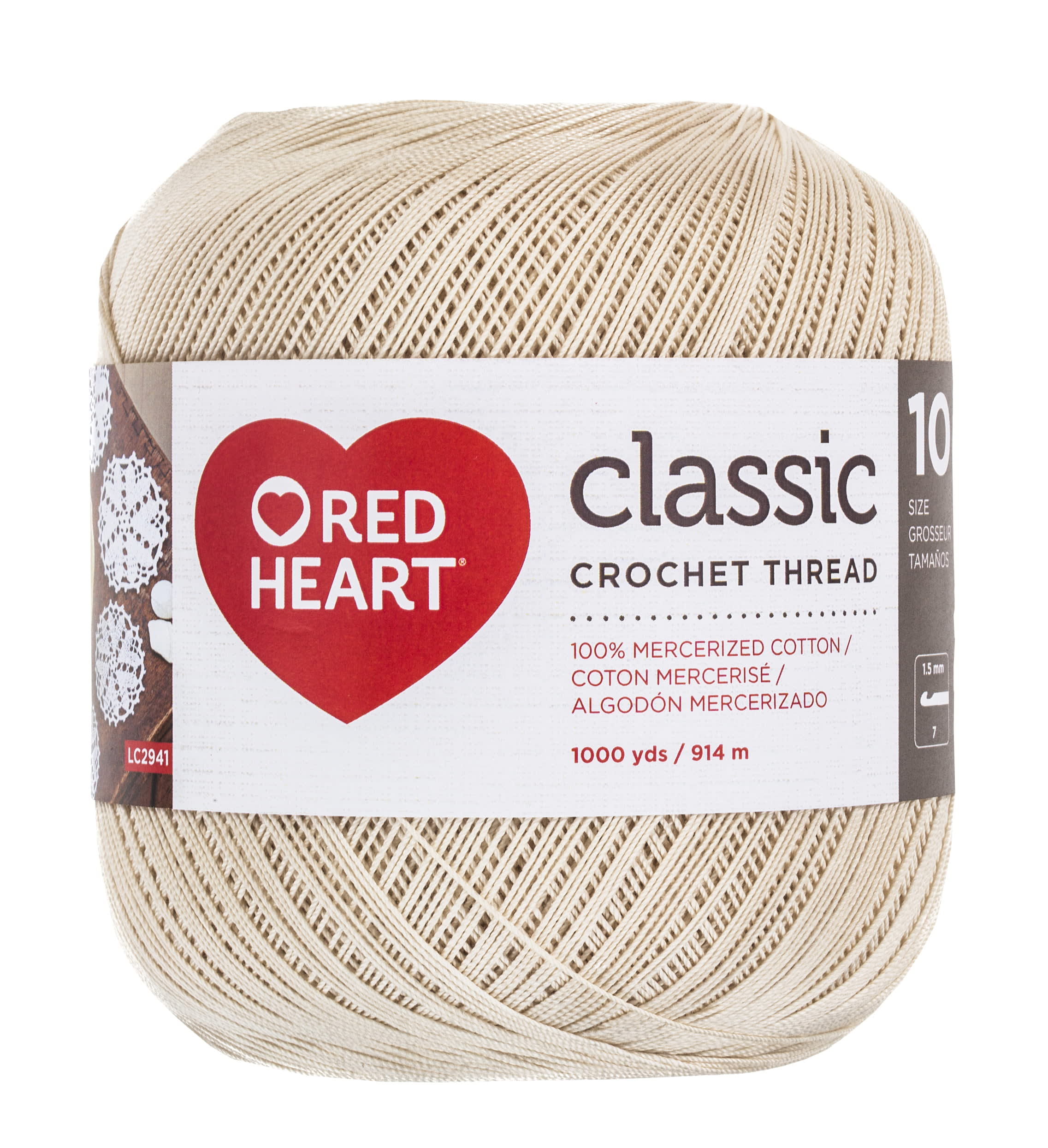 Peaches & Creme Solid 4 Medium Cotton Yarn, Sunshine 2.5oz/70.9g, 120 Yards  - DroneUp Delivery