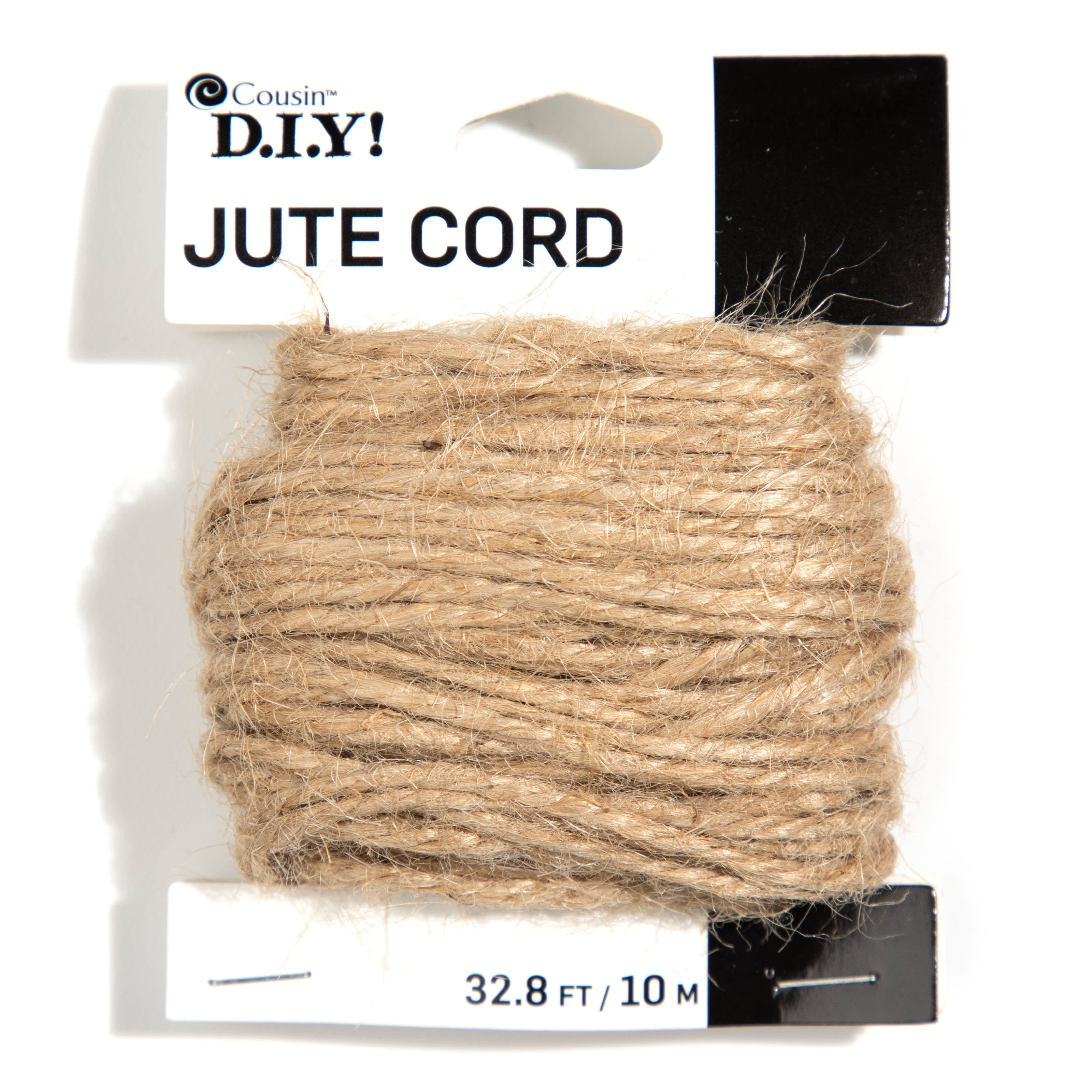 Cousin DIY Natural Jute Cord Twine, Light Brown, 32.8 ft. - DroneUp Delivery