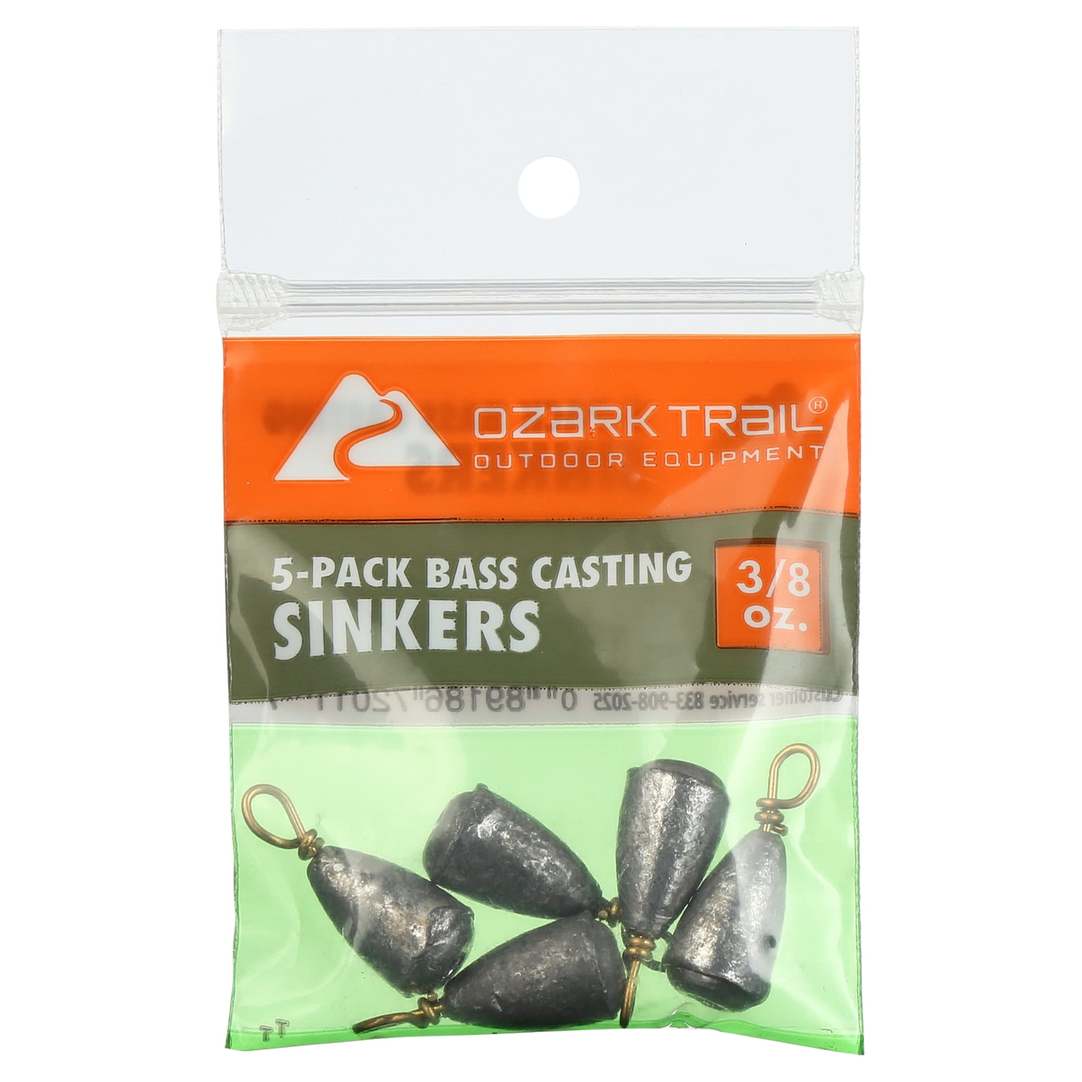Ozark Trail Bass Casting Sinker 1.76 Ounces., Fishing Weight - DroneUp  Delivery