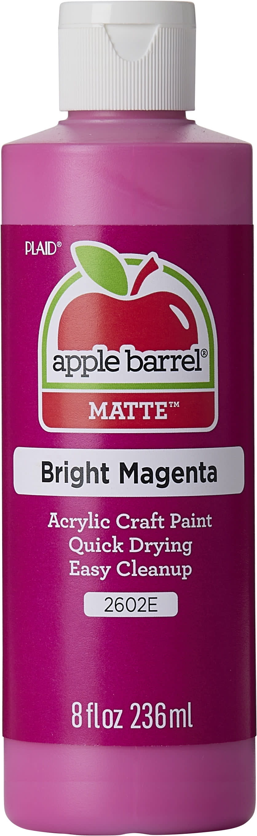 Apple Barrel Acrylic Craft Paint, Matte Finish, White, 2 fl oz - DroneUp  Delivery
