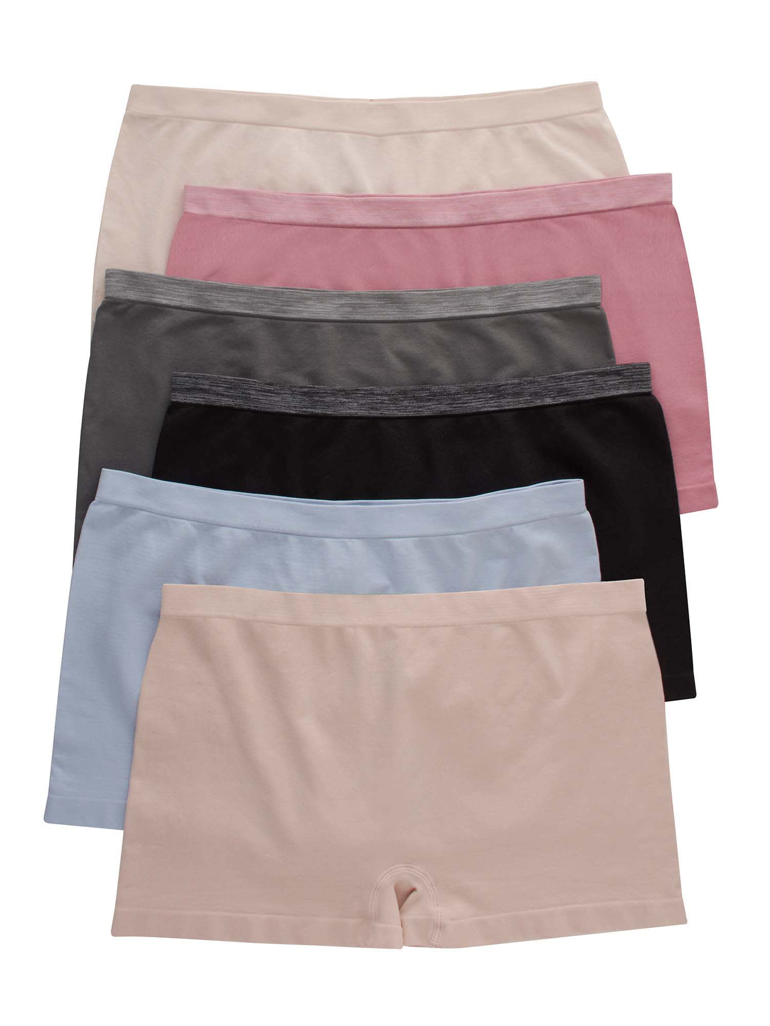 Hanes Women's Comfort Flex Fit Seamless Boyshort Underwear, 6-Pack -  DroneUp Delivery