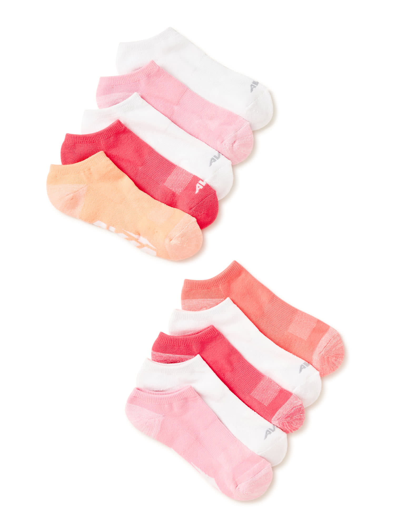 Gaiam Grippy Yoga Barre Socks, 2 Pack, Multicolor, M/L
