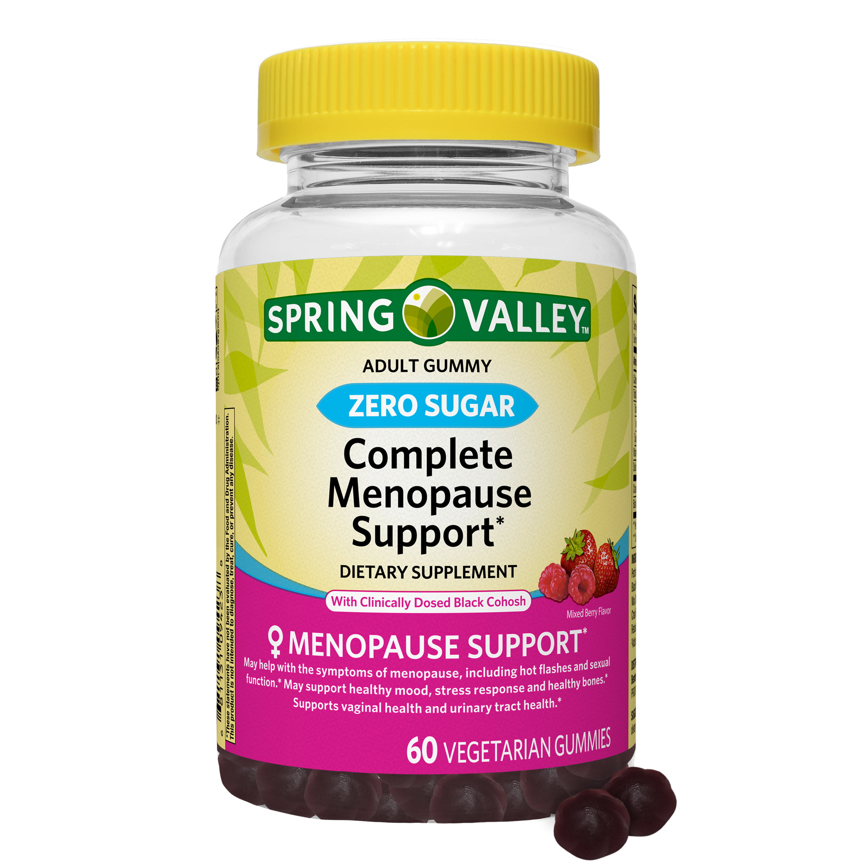 Spring Valley Zero Sugar Complete Menopause Support Vegetarian Gummies, 60  Count - DroneUp Delivery