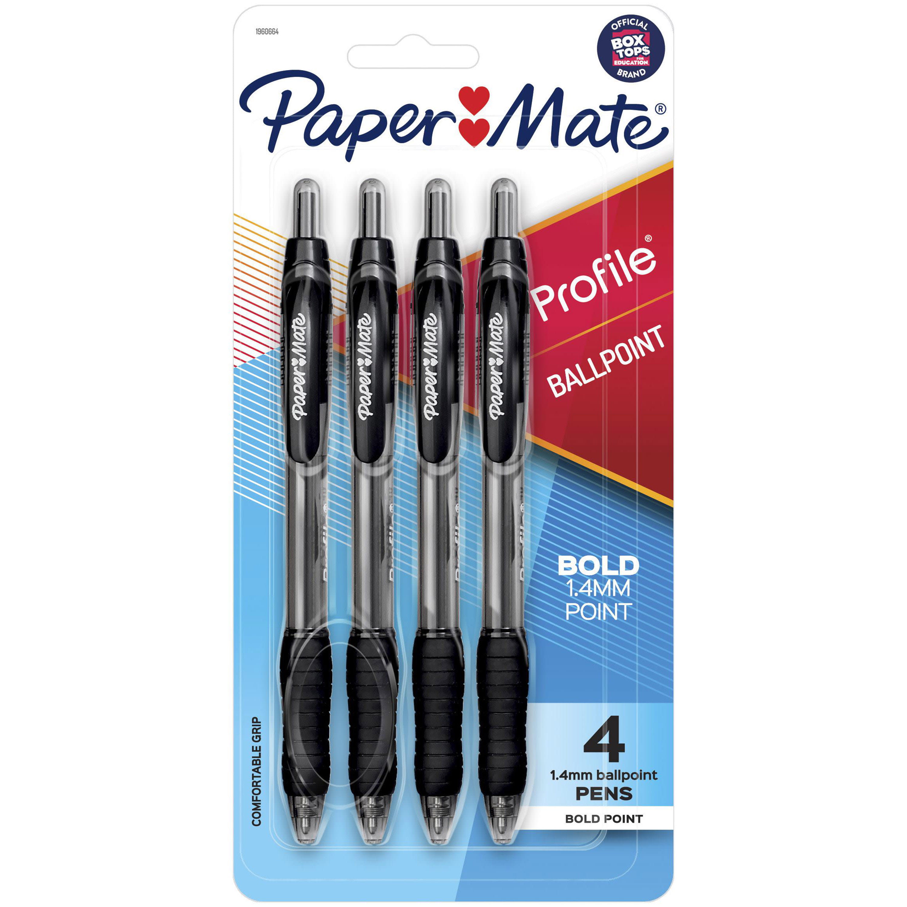 Paper Mate InkJoy Medium Ballpoint Pens, Black - 8 count