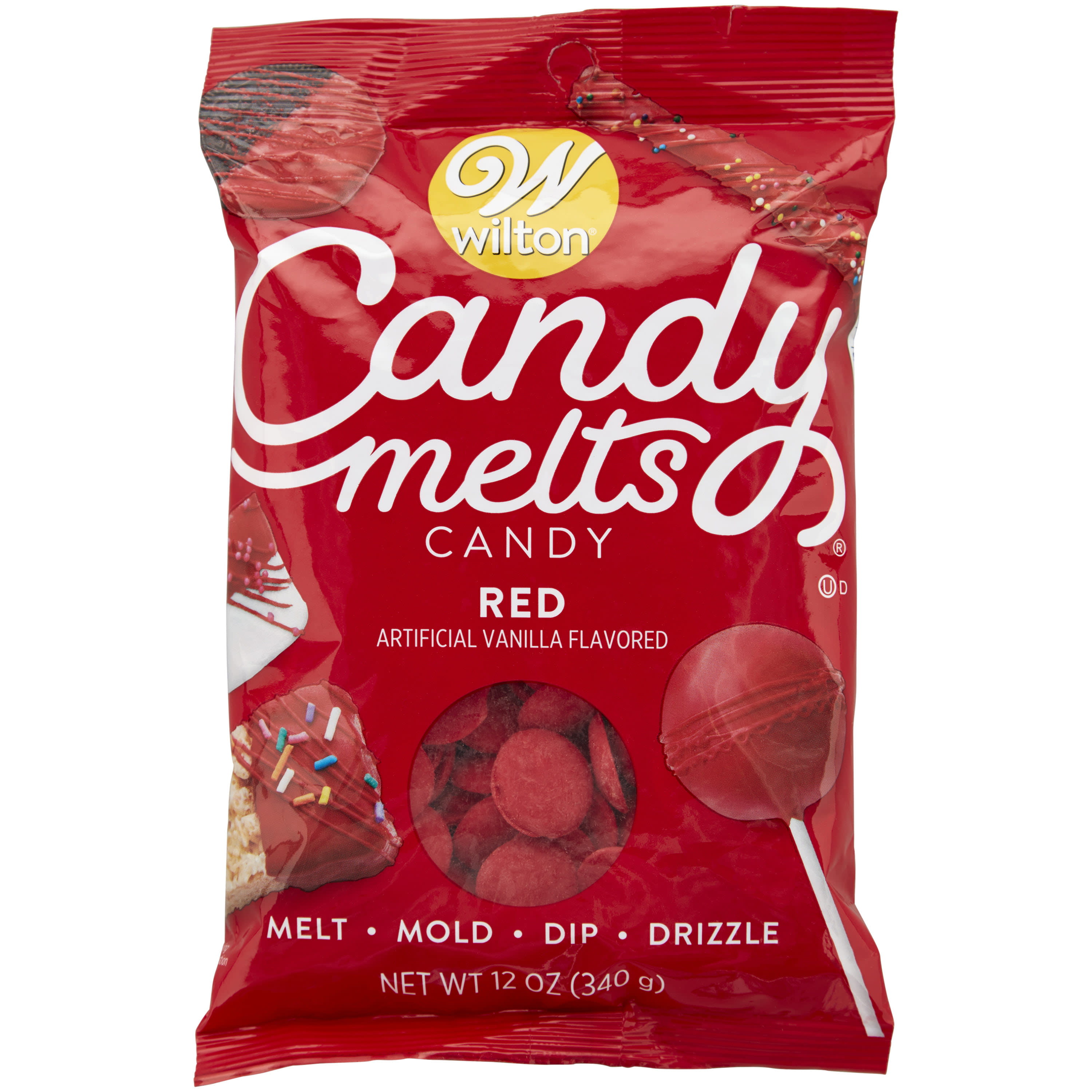 Wilton Pink Candy Melts Candy, 12 oz. 