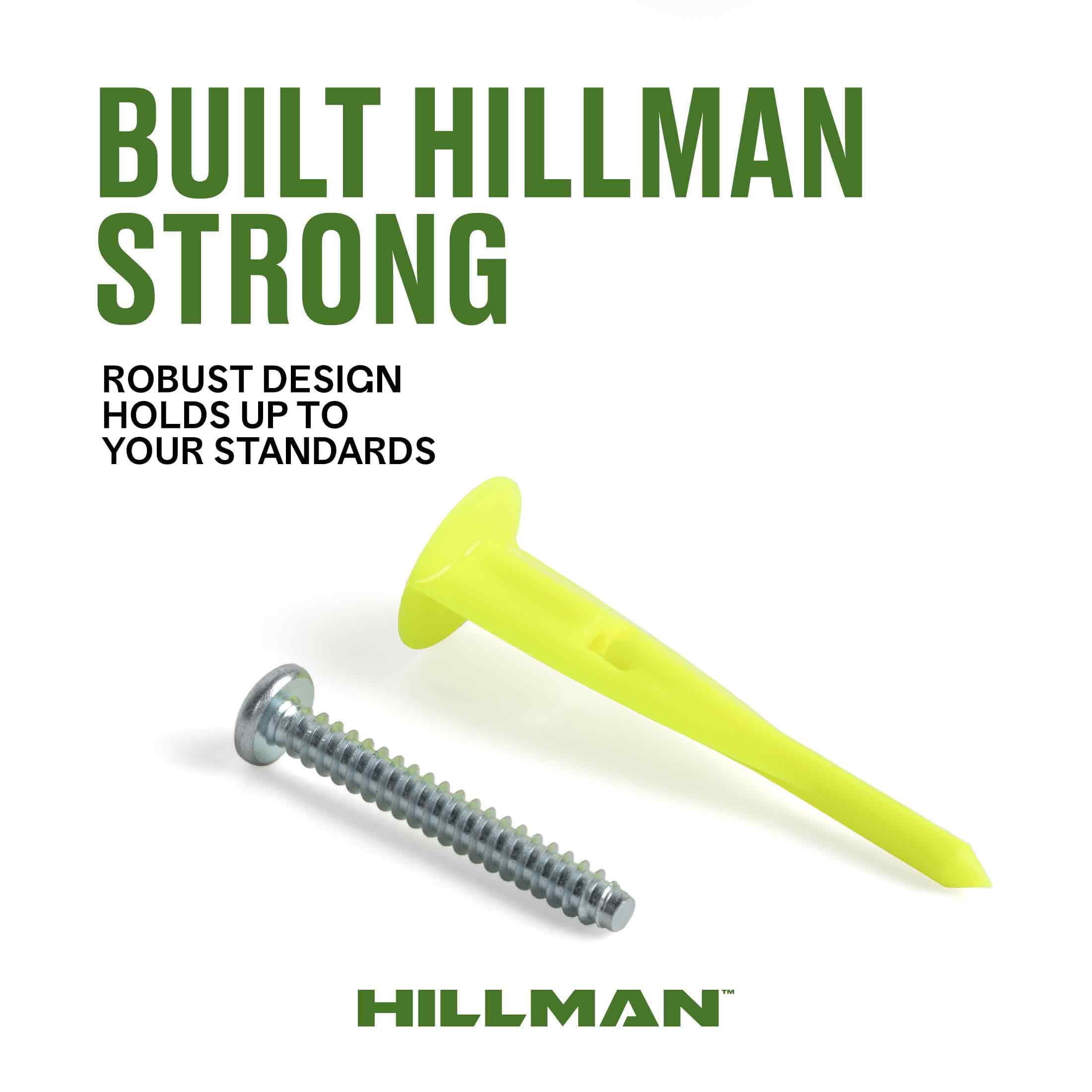 WallClaw Drywall Anchor, Hammerin Anchor, 1/2" and 5/8" Drywall, Nylon