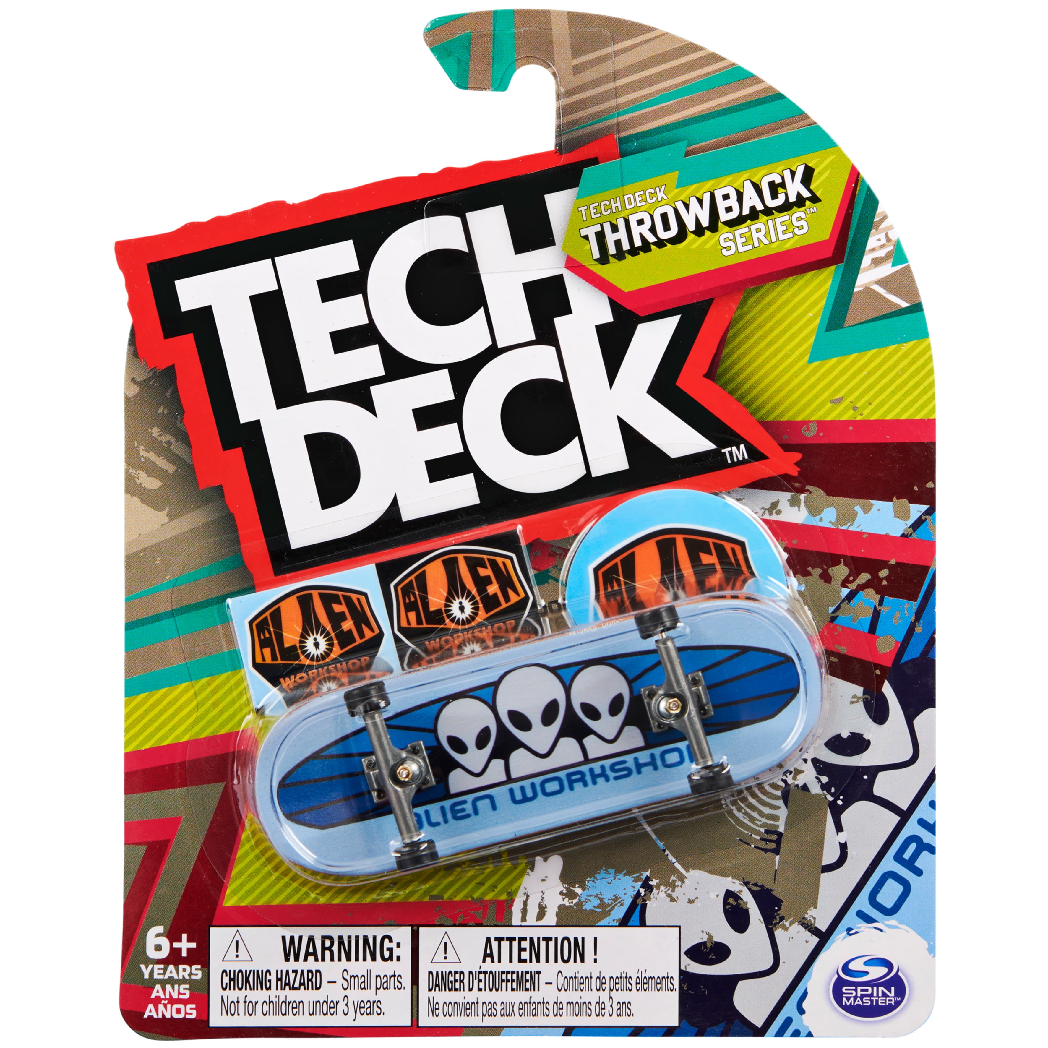 Tech Deck, 96mm Fingerboard Mini Skateboard with Authentic Designs, For  Ages 6 and Up (Styles May Vary)