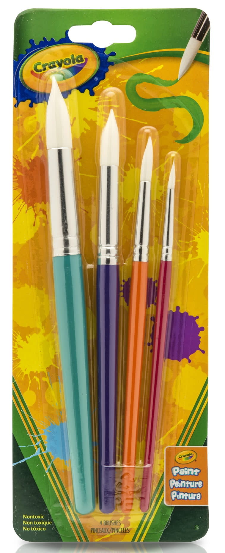 Crayola Art And Craft Paintbrush Set, 8 Count