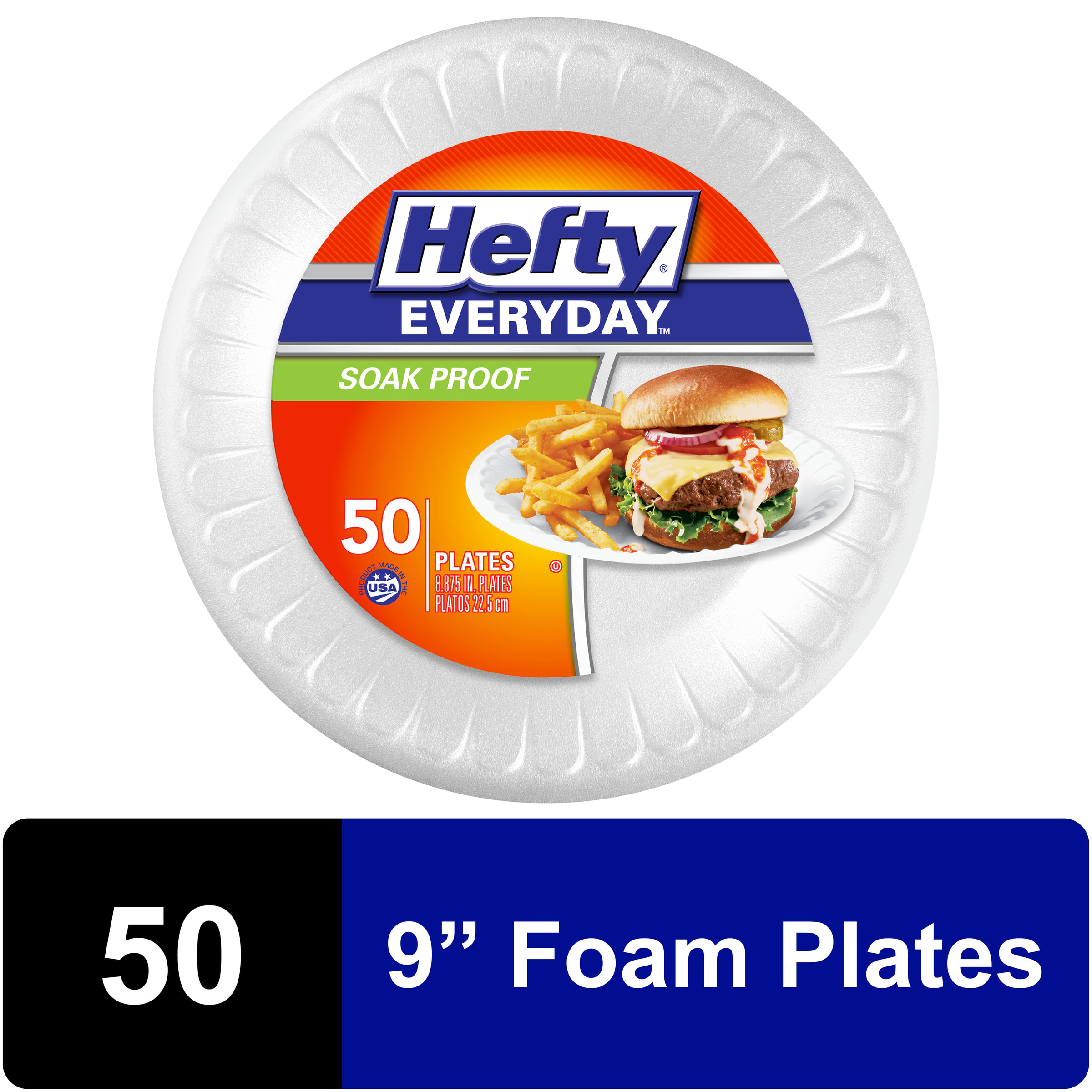 Great Value Uncoated Disposable Paper Plates, 6in, 100ct - DroneUp Delivery