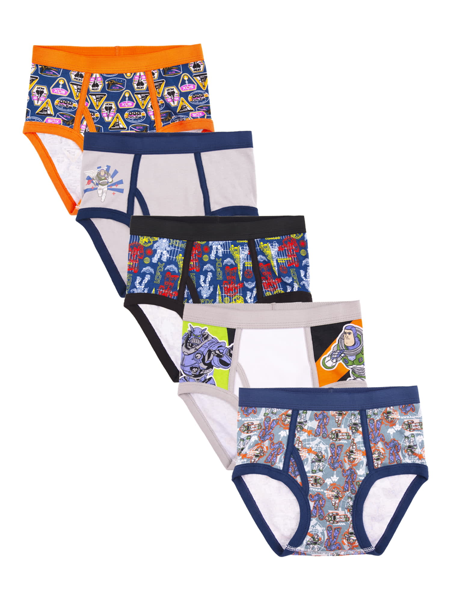 Toy Story Lightyear, Boys Underwear, 5 Pack Briefs Sizes 4-6 - DroneUp  Delivery