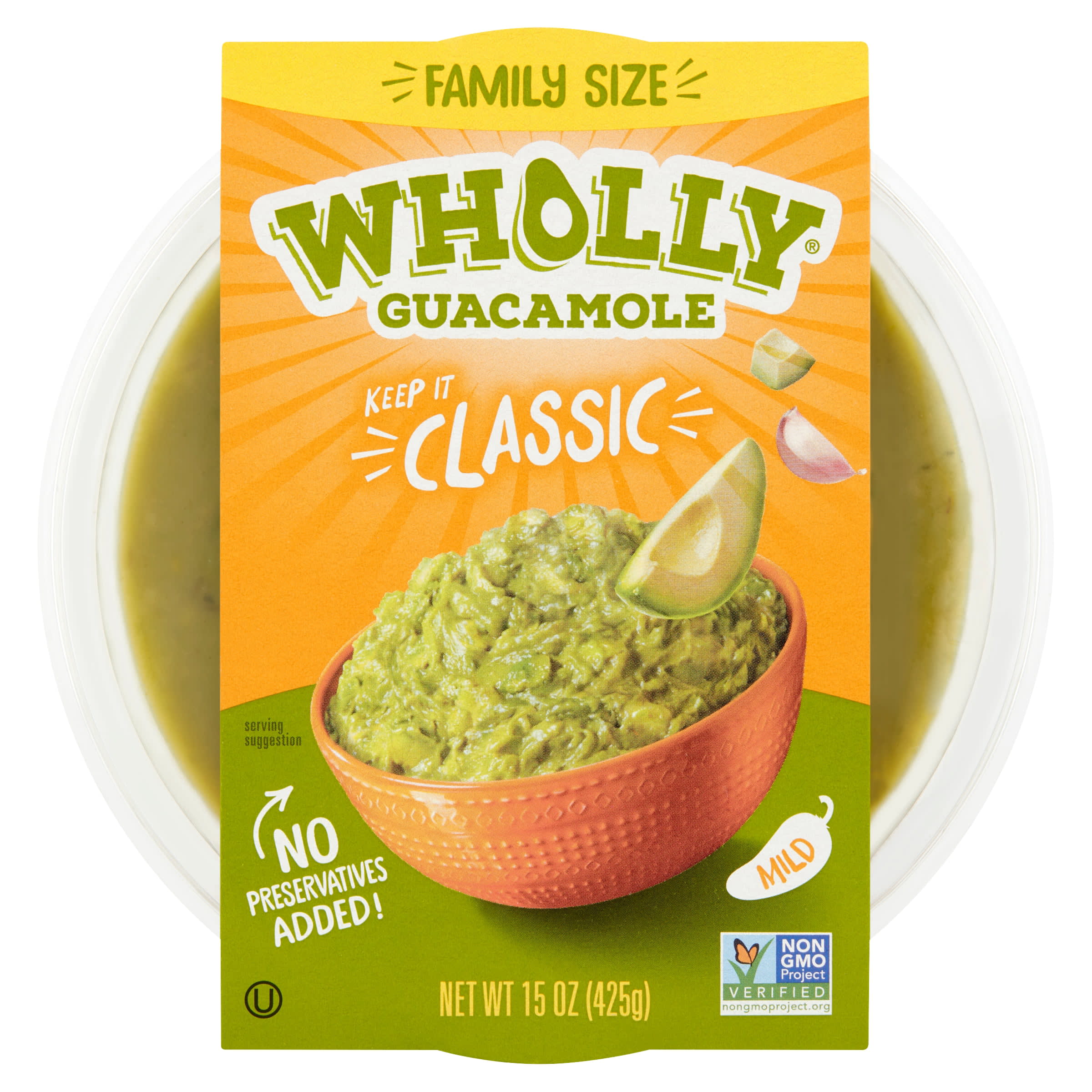 Wholly Guacamole Classic Guacamole Mini Cup, 2 oz, 20 ct