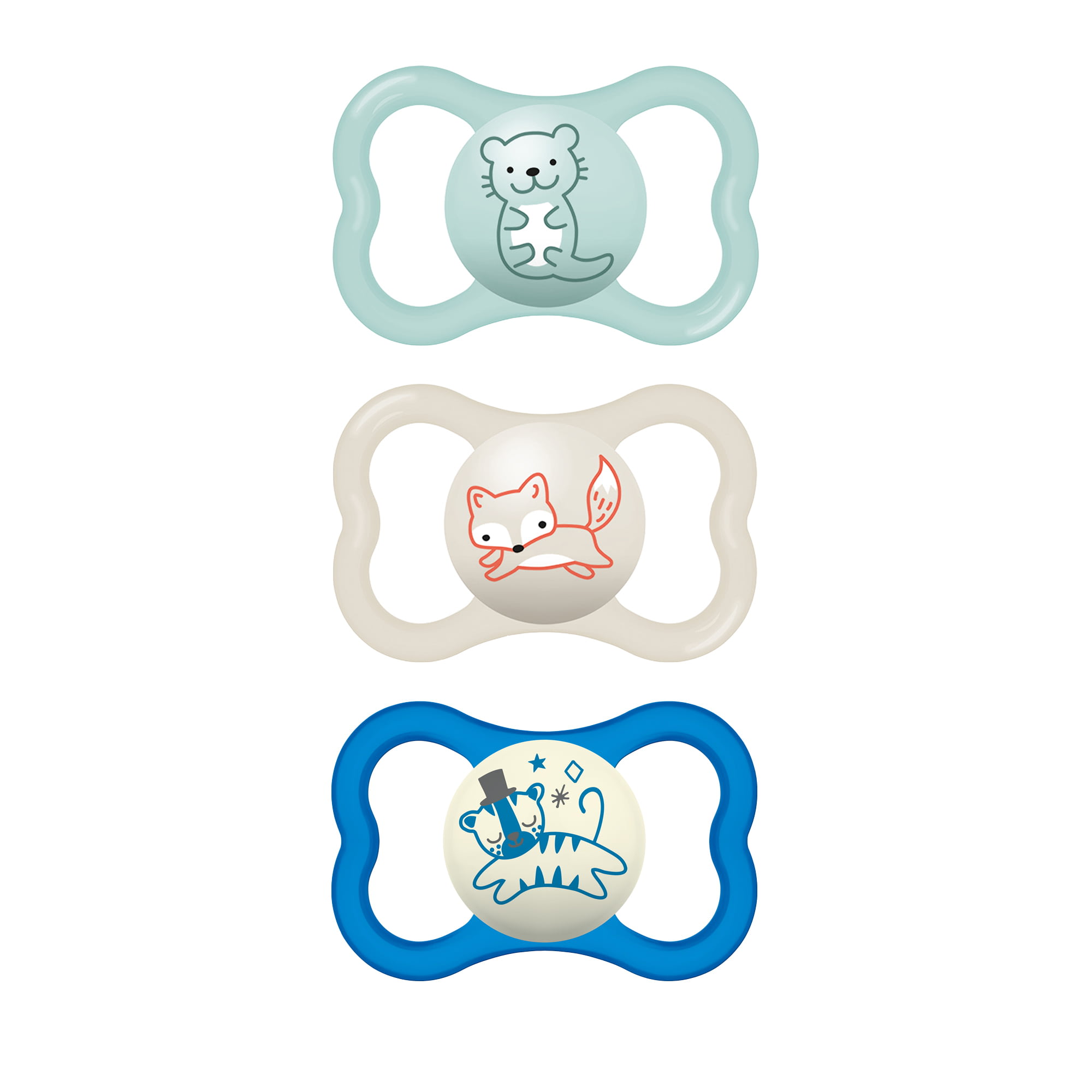 MAM Perfect Baby Pacifier, Patented Nipple, Developed with Pediatric  Dentists & Orthodontists, Unisex, 0-3 (Pack of 2)