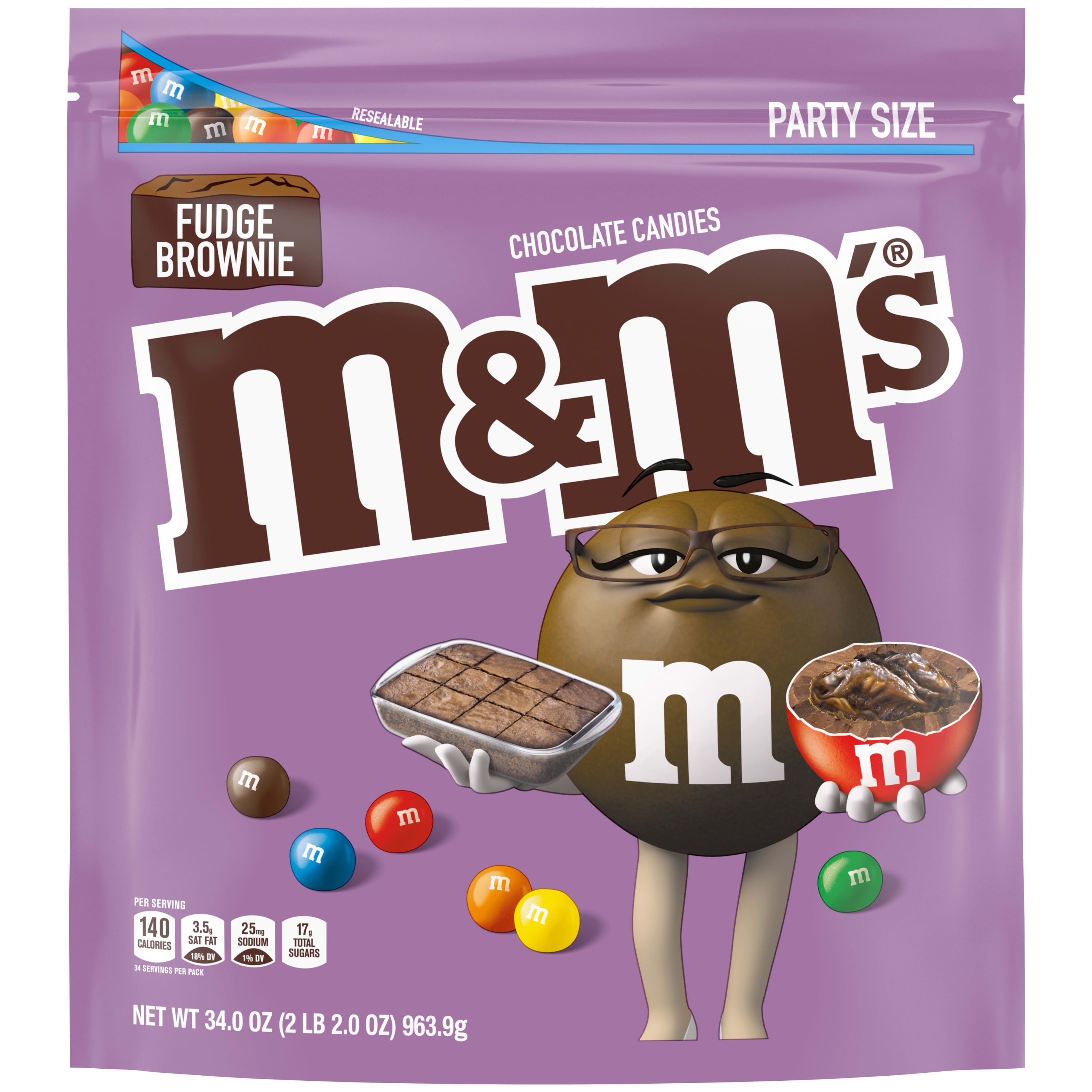 M&M's Milk Chocolate Candy, Party Size Bag