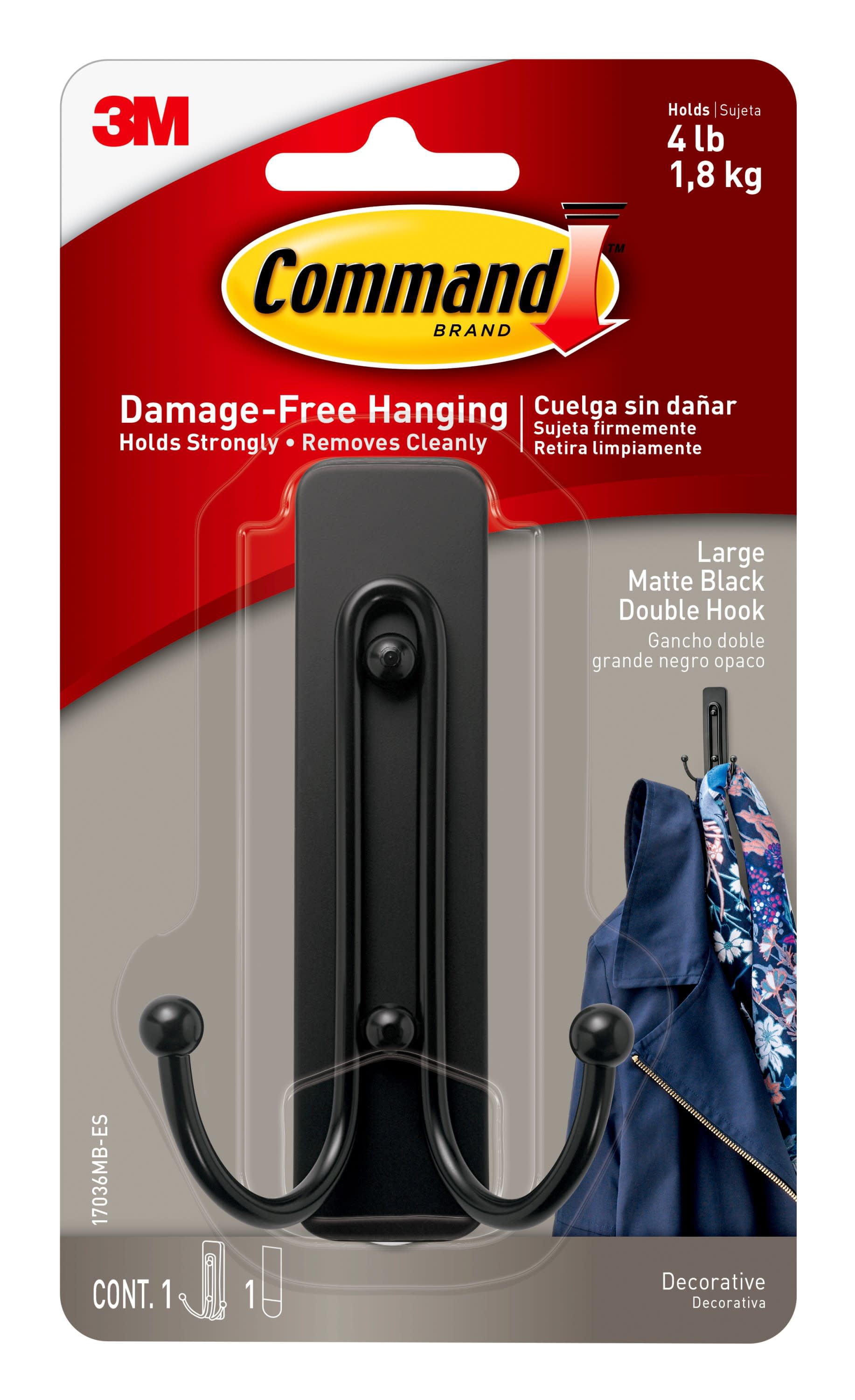 Command Mini Wall Hooks, Clear, Damage Free Decorating, 18 Hooks and 24 Command  Strips 17006CLR-VP - The Home Depot
