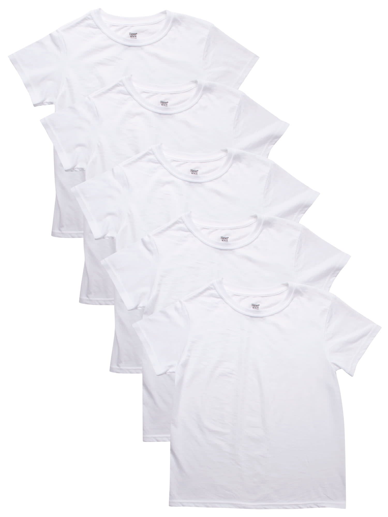 Hanes Boys' Eco Blend Crew Undershirt, 5 Pack, Sizes S-XXL - DroneUp  Delivery