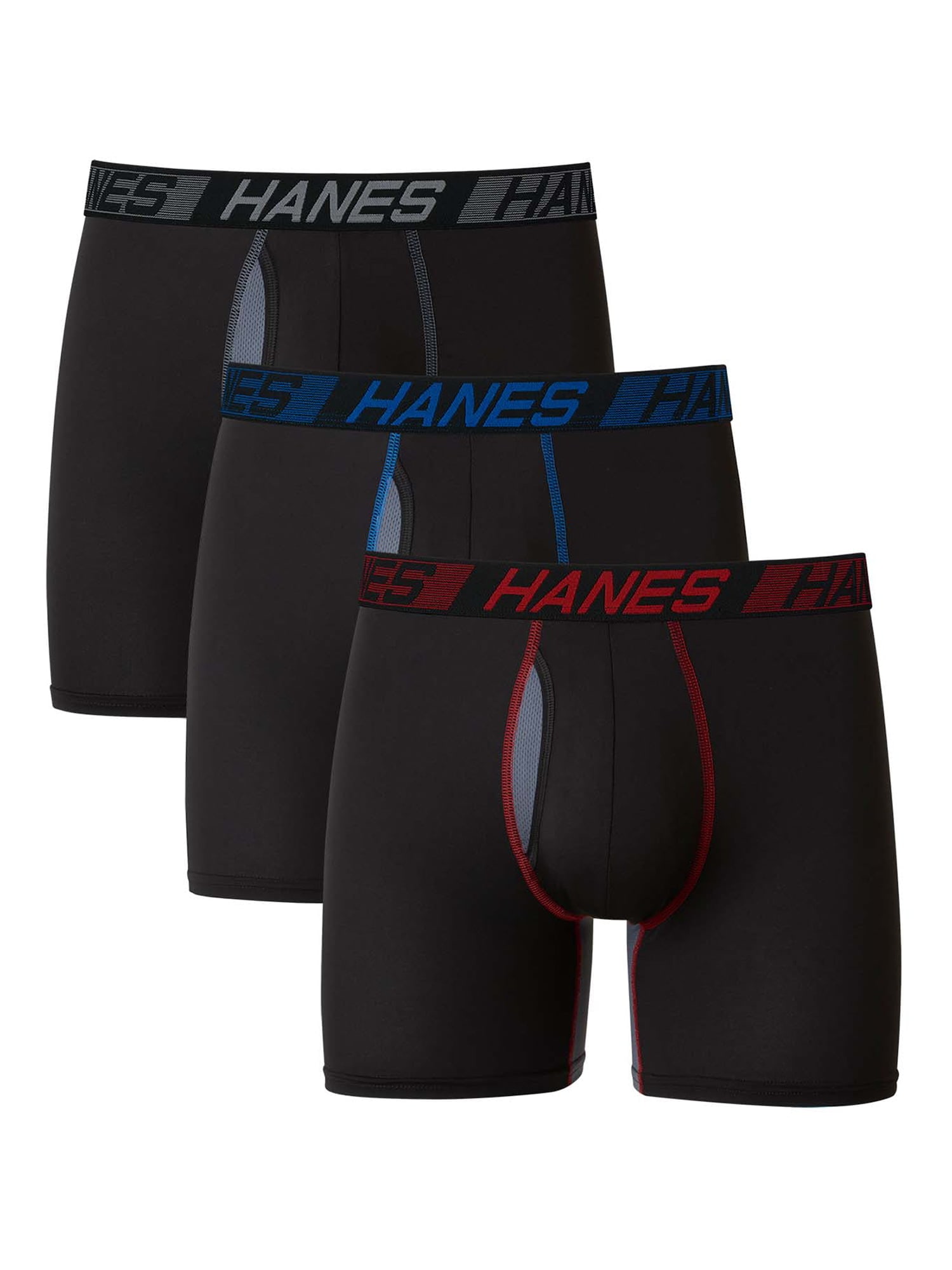 Hanes X-Temp Total Support Pouch Men's Long Leg Boxer Briefs, Anti-Chafing  Underwear, 3-Pack - DroneUp Delivery