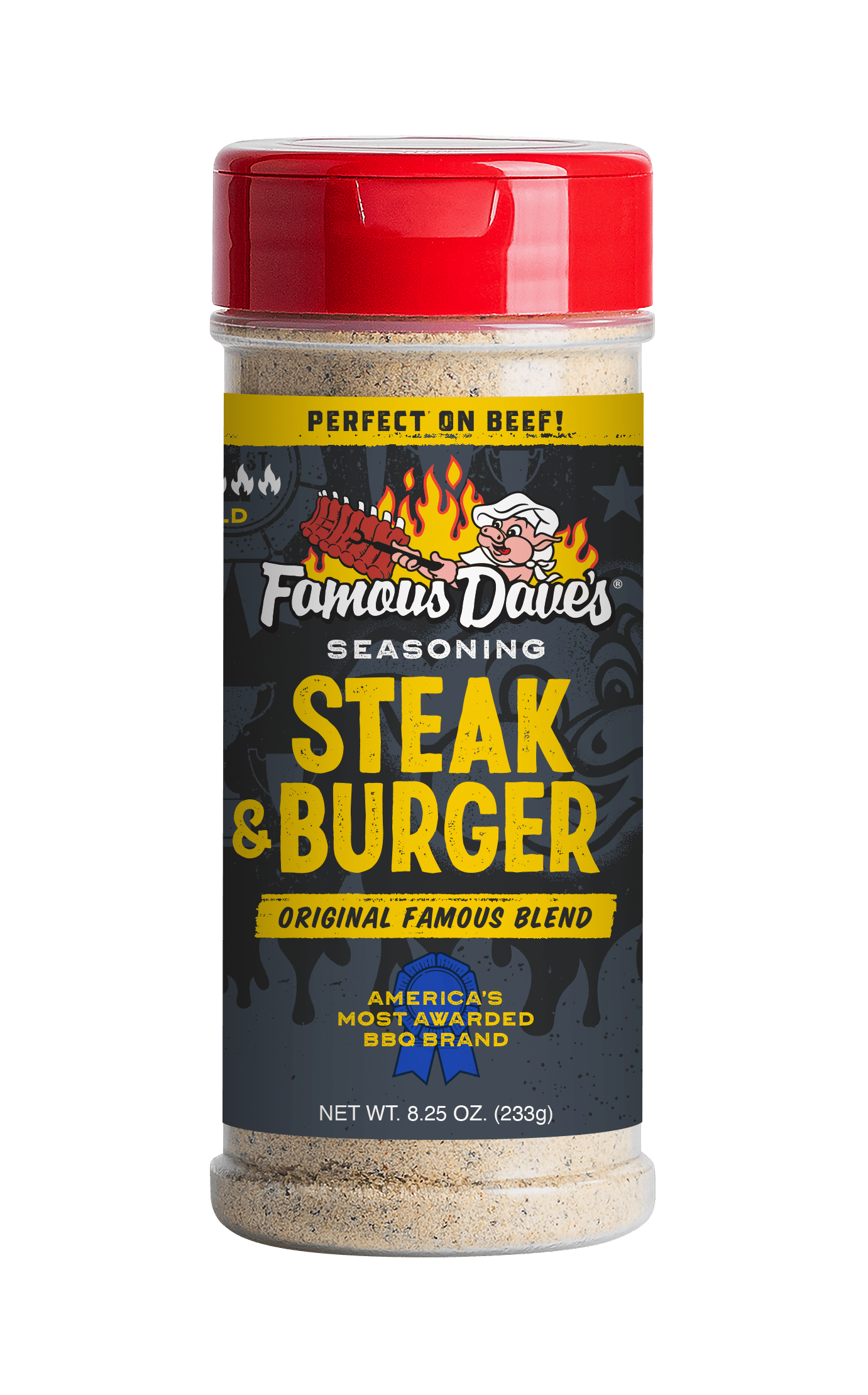 Famous Dave's Steak & Burger Seasoning, 8.25 oz - DroneUp Delivery