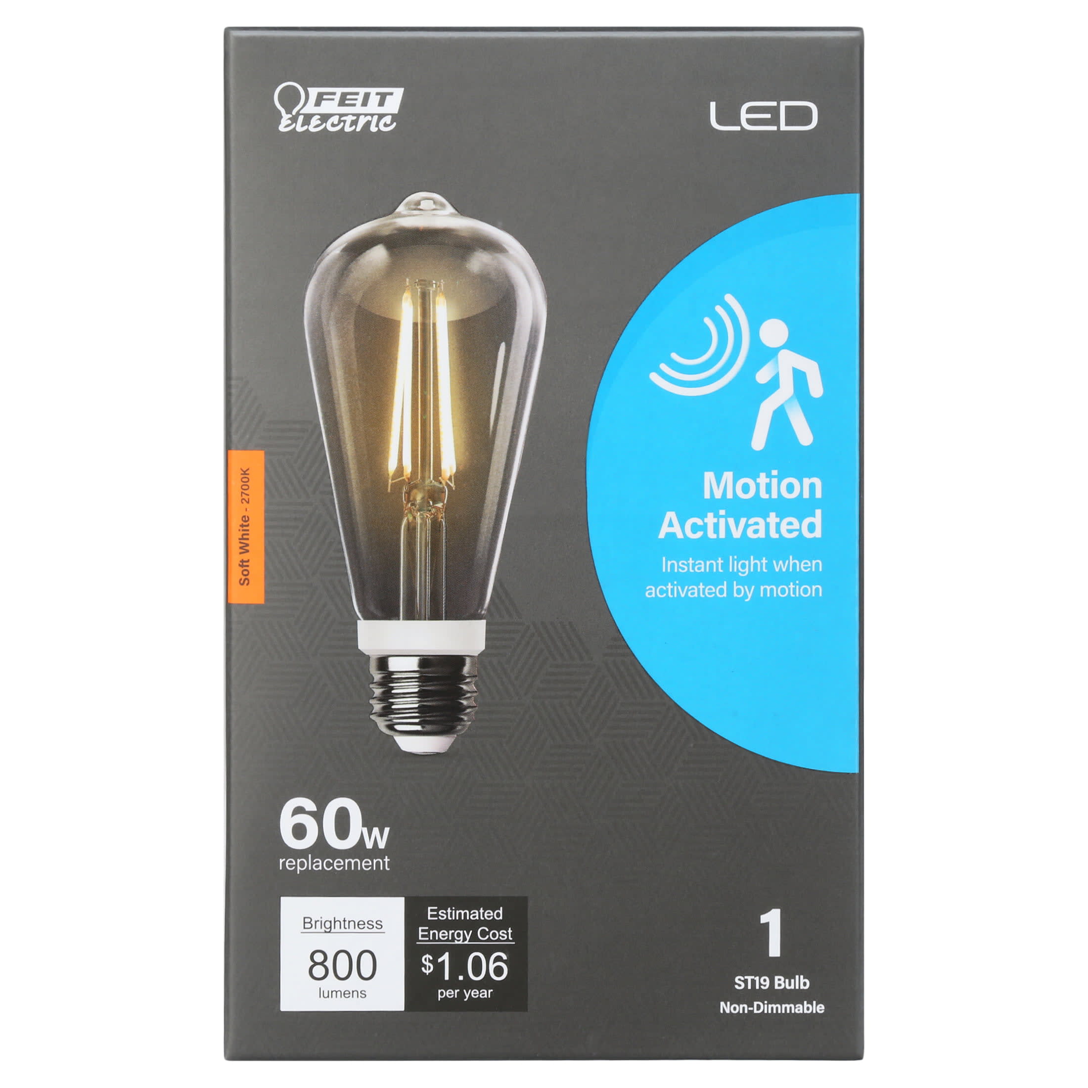 Great Value LED Light Bulb, 9W (60W Equivalent) A19 General