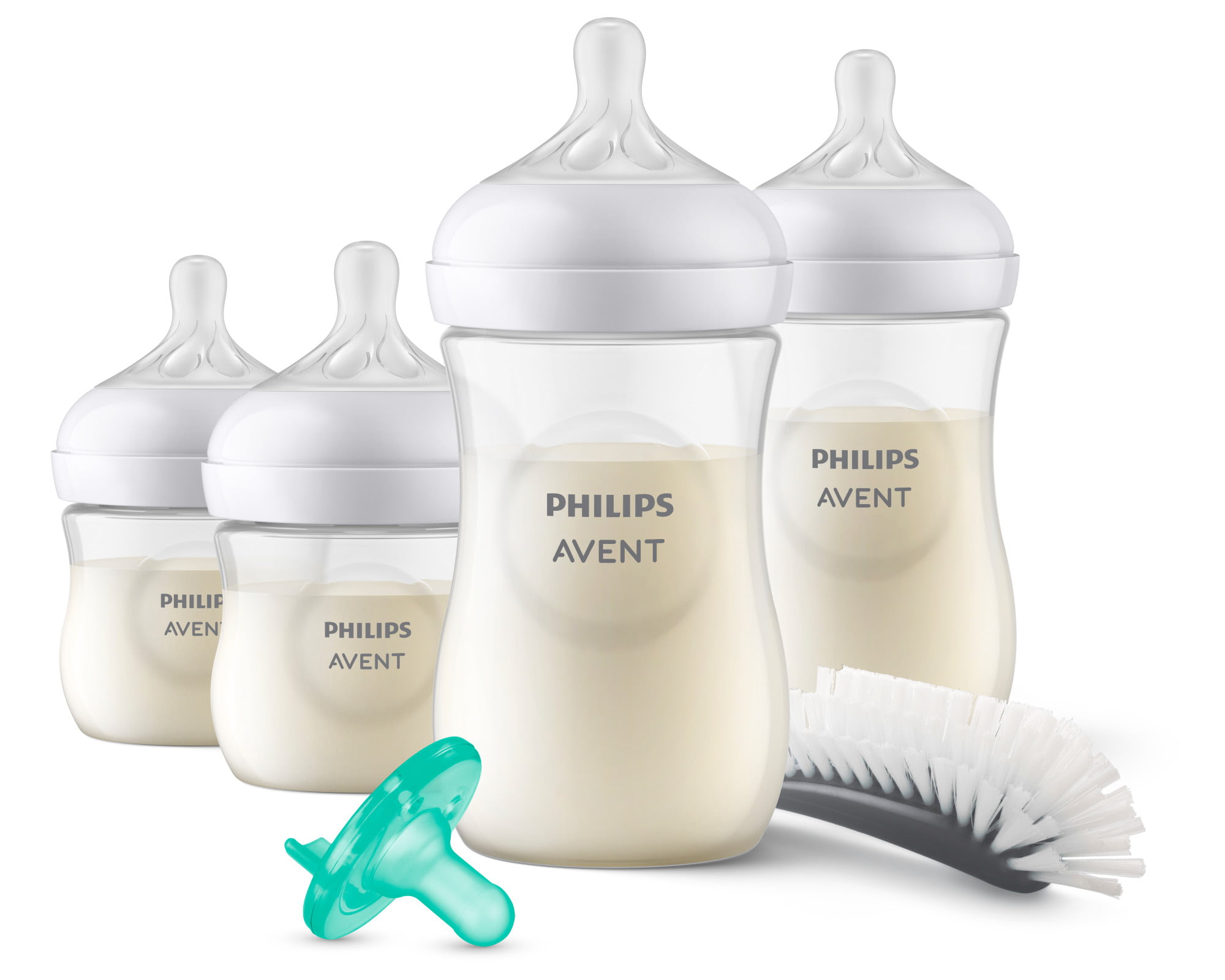 Philips Avent Natural Baby Bottle With Natural Response Nipple, 4 Oz.  (4-Count)