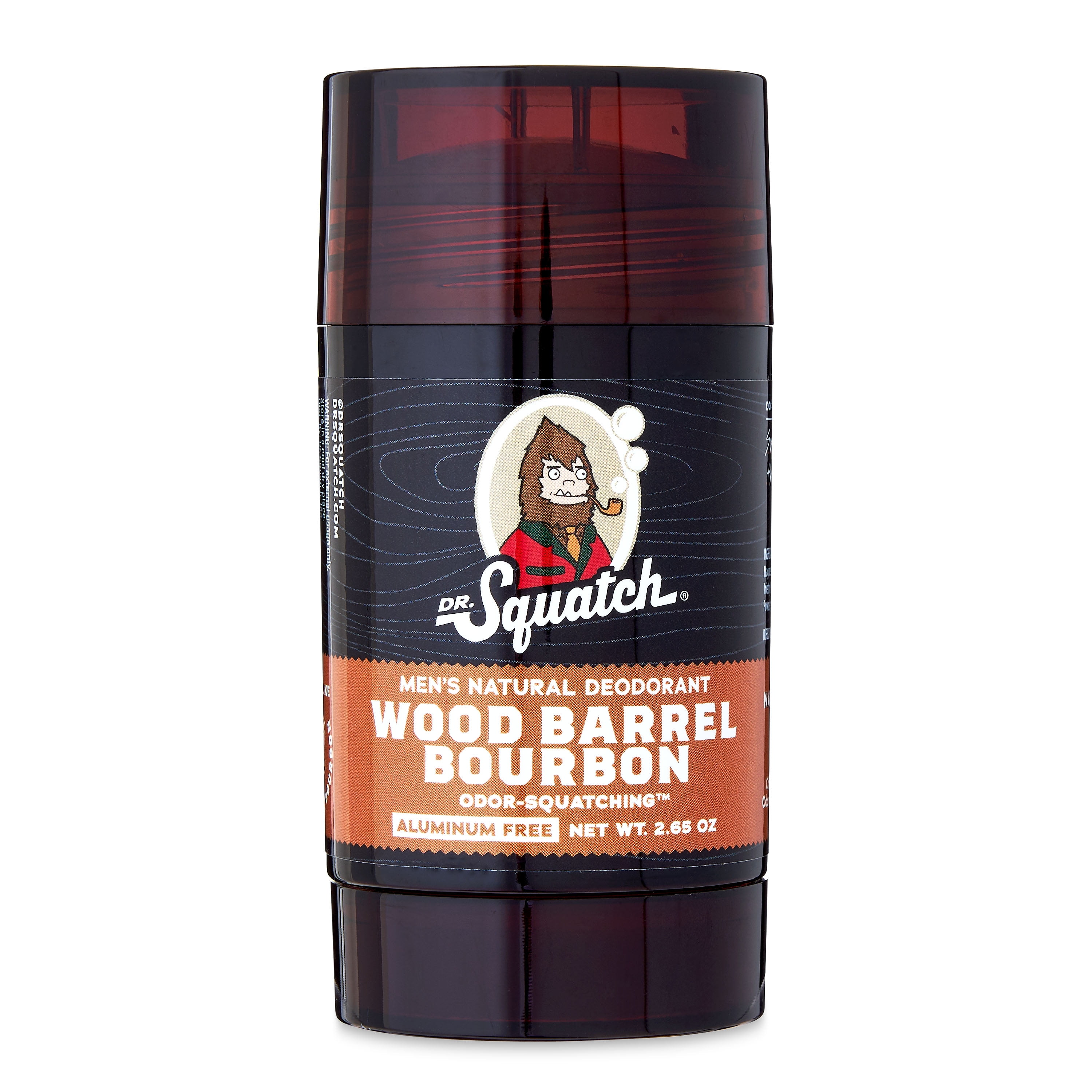 Dr. Squatch Deodorant Wood Barrel Bourbon 3pk Mens Natural 2.65oz