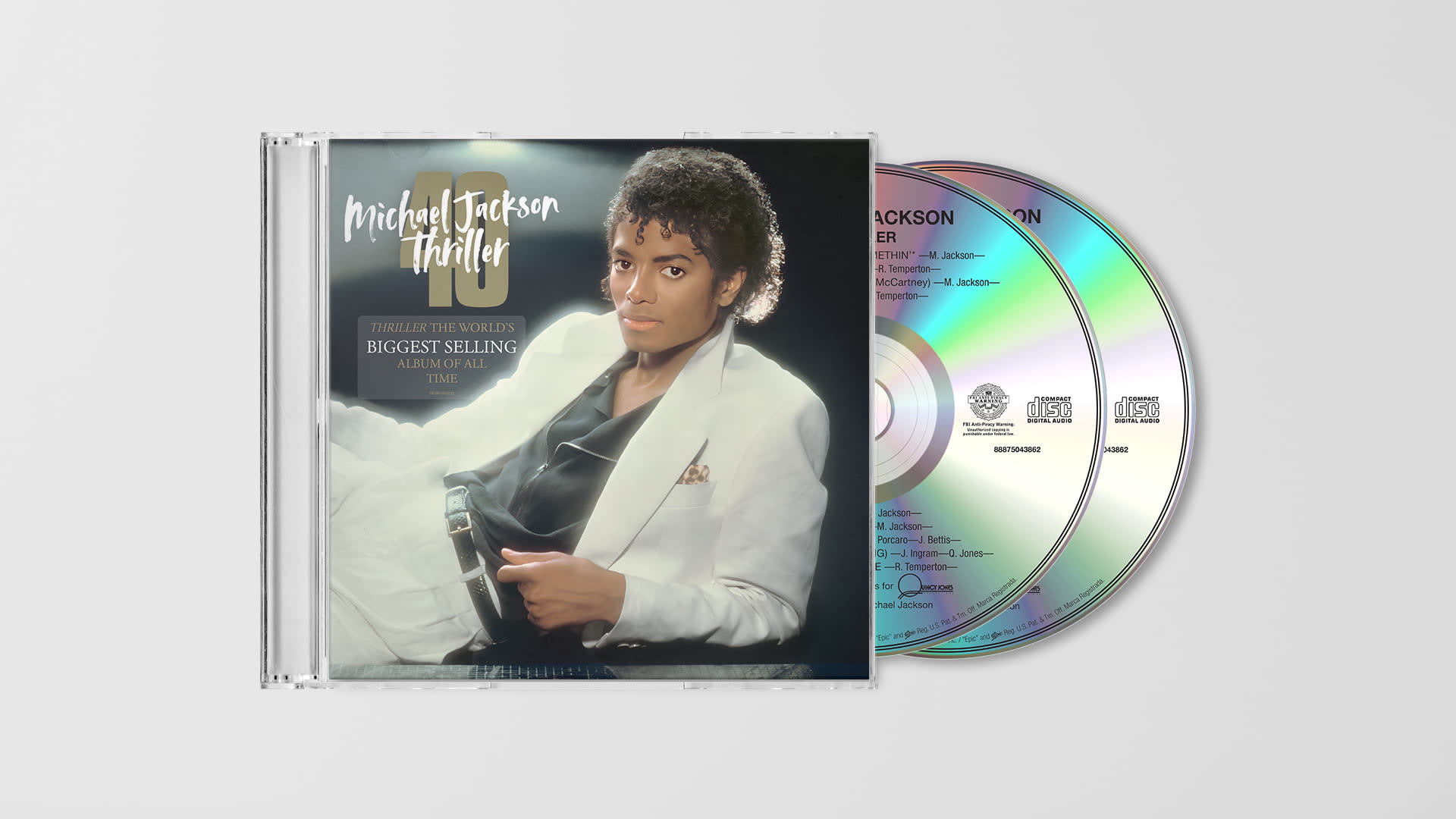 Michael Jackson - Thriller 40th Anniversary - CD - DroneUp Delivery