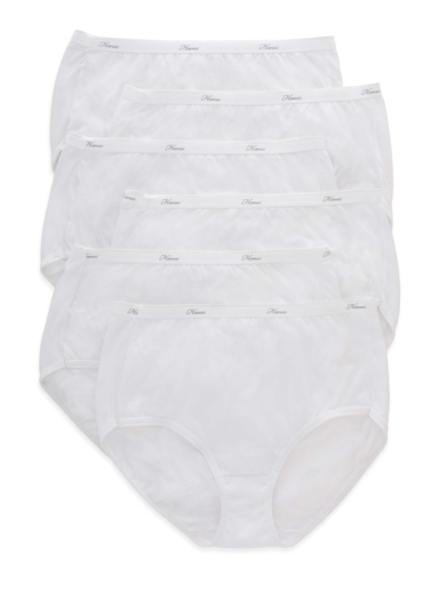 Cotton Hi-cut Panty, Medium, White – Hanes : Underwear