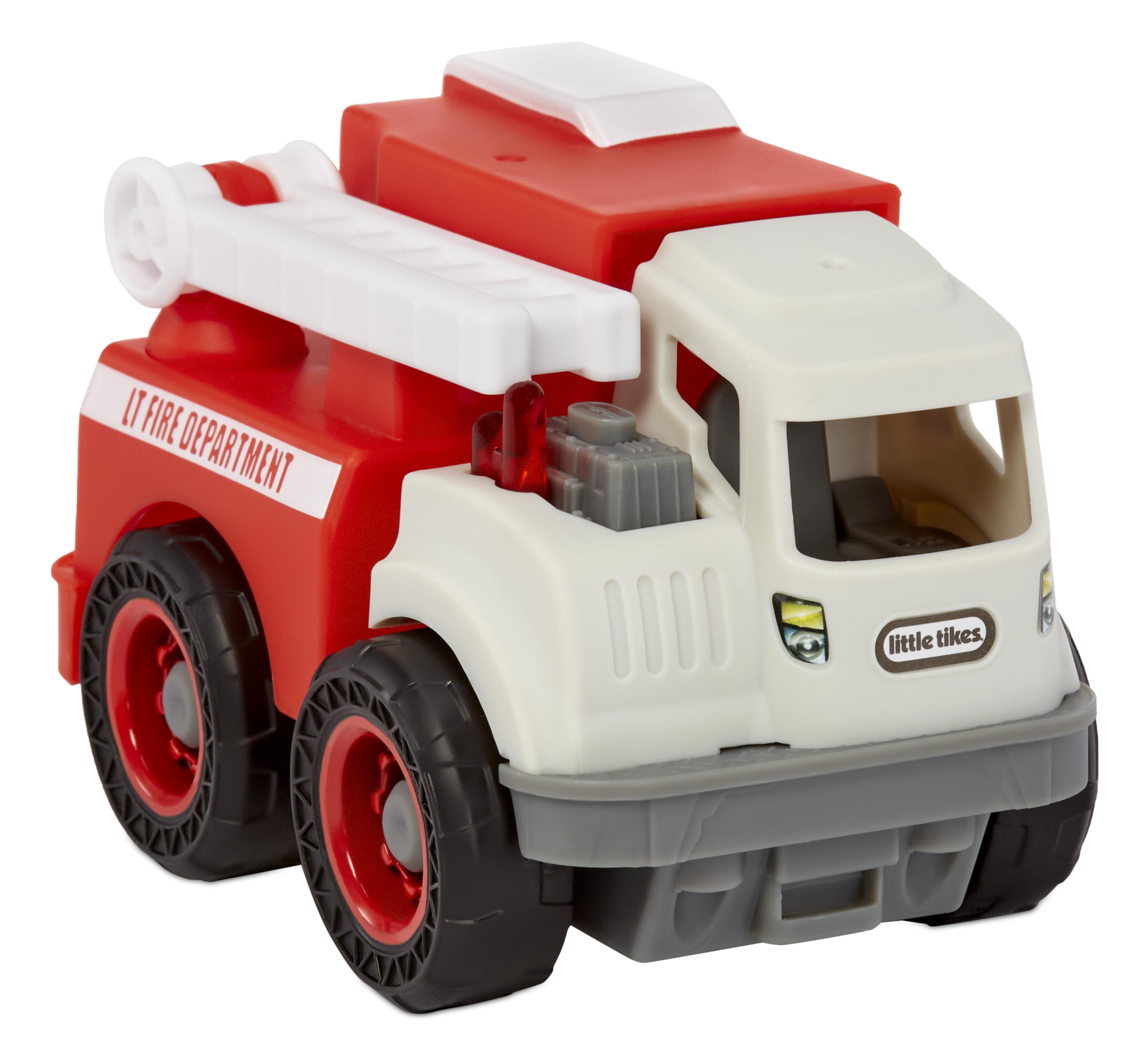 Little Tikes Dirt Diggers Mini Fire Truck Indoor Outdoor Multicolor Toy Car  and Toy Vehicles for On the Go Play for Kids 2+ - DroneUp Delivery