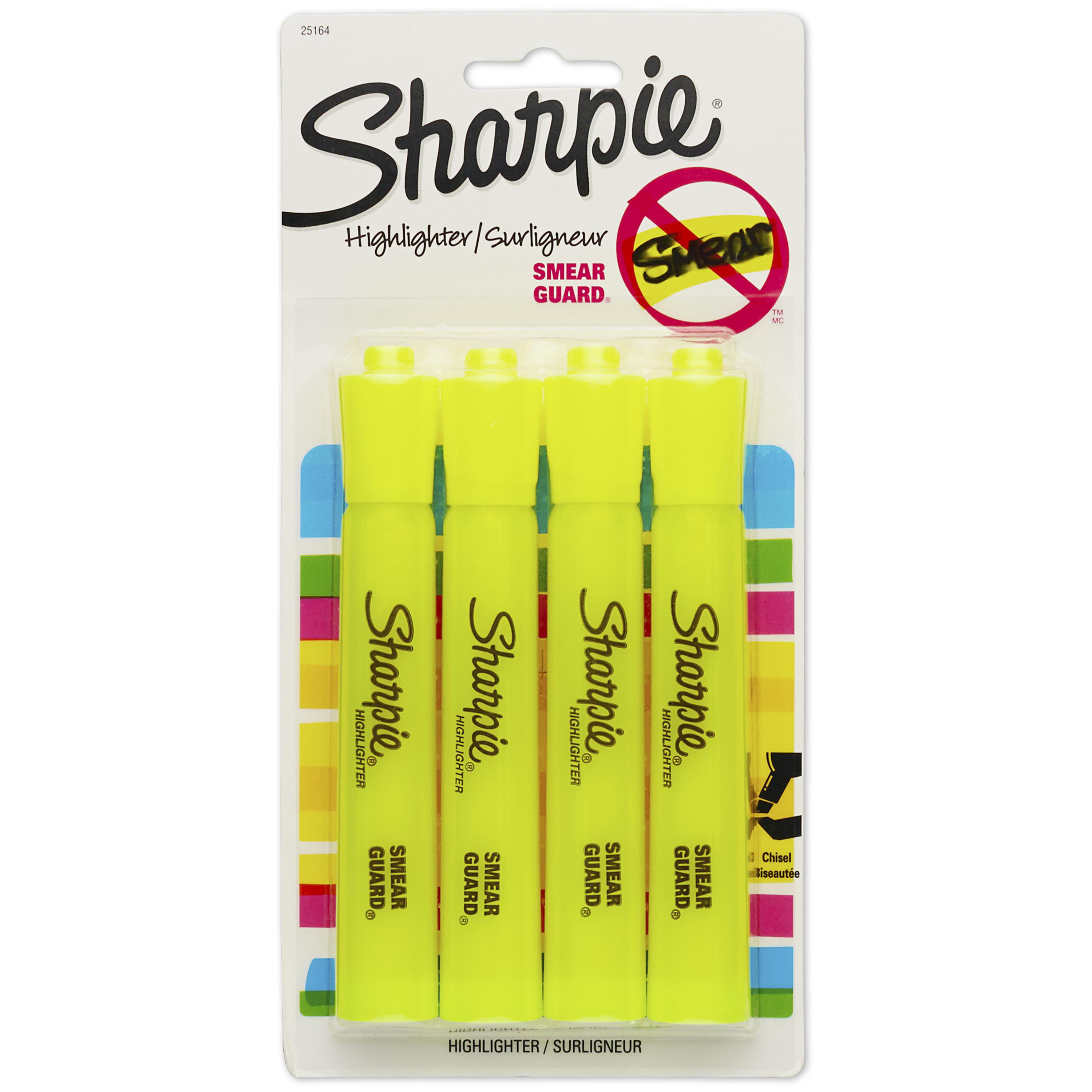 Sharpie Highlighter Clear View Highlighter with See Through Chisel