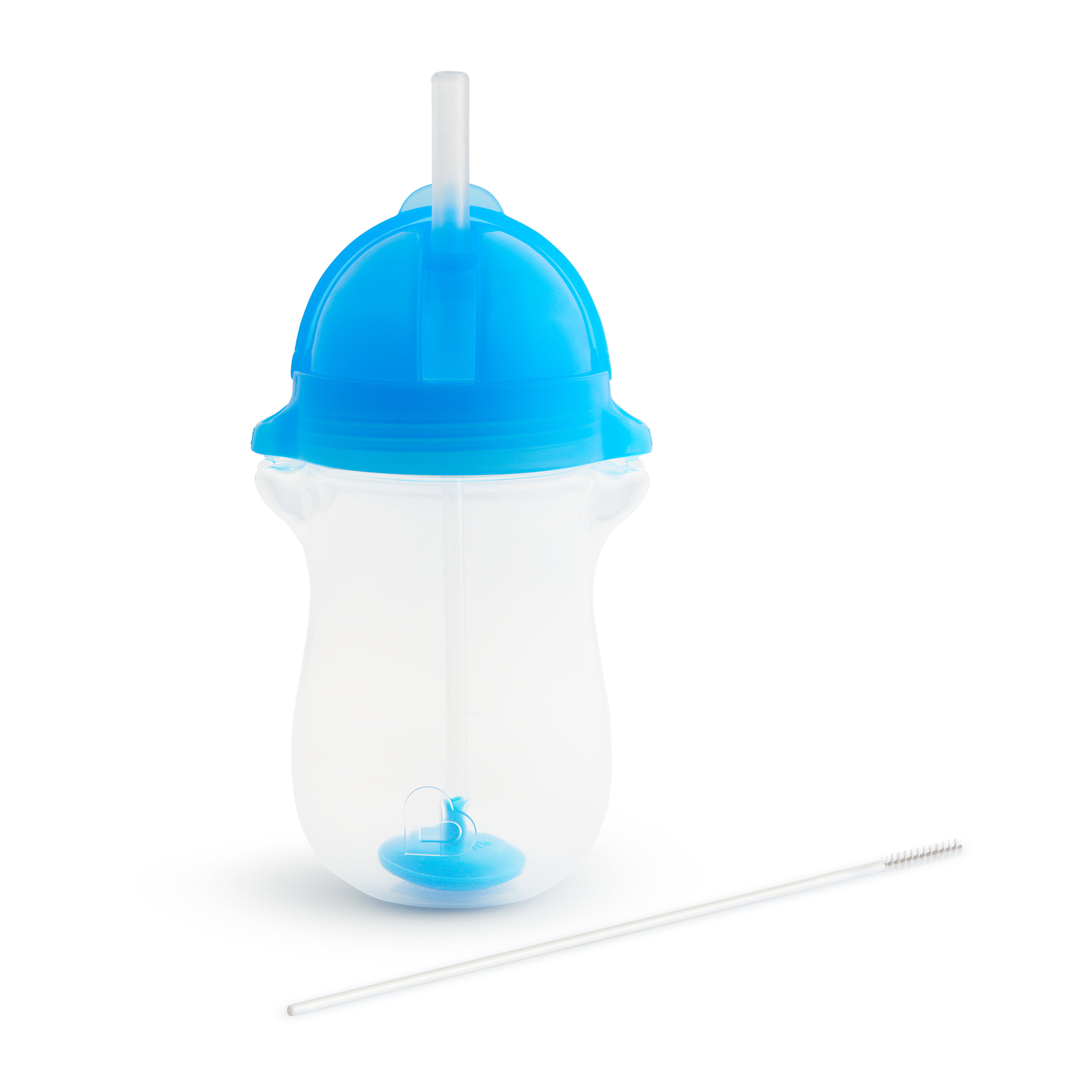 Munchkin Any Angle Click Lock Weighted Straw Cup,10oz, Blue