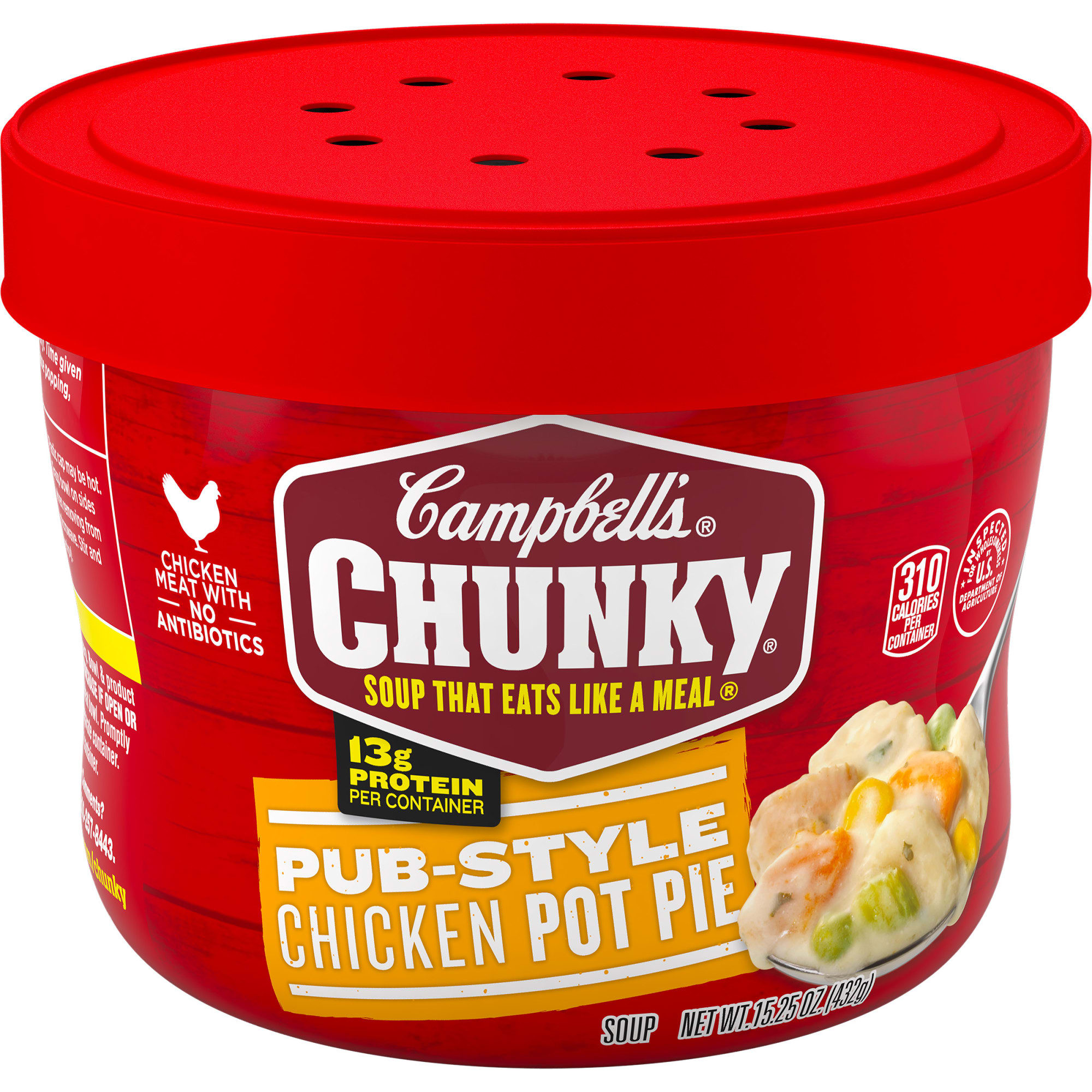 Campbell's Chicken Noodle Soup Microwaveable Cup - 15.4oz