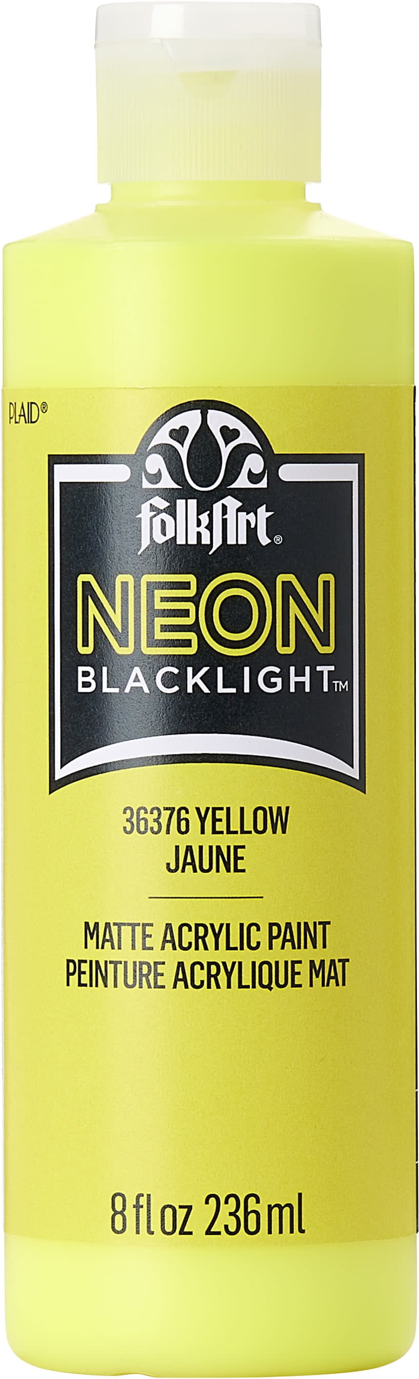 Apple Barrel Acrylic Craft Paint, Matte Finish, Bright Yellow, 8 fl oz -  DroneUp Delivery