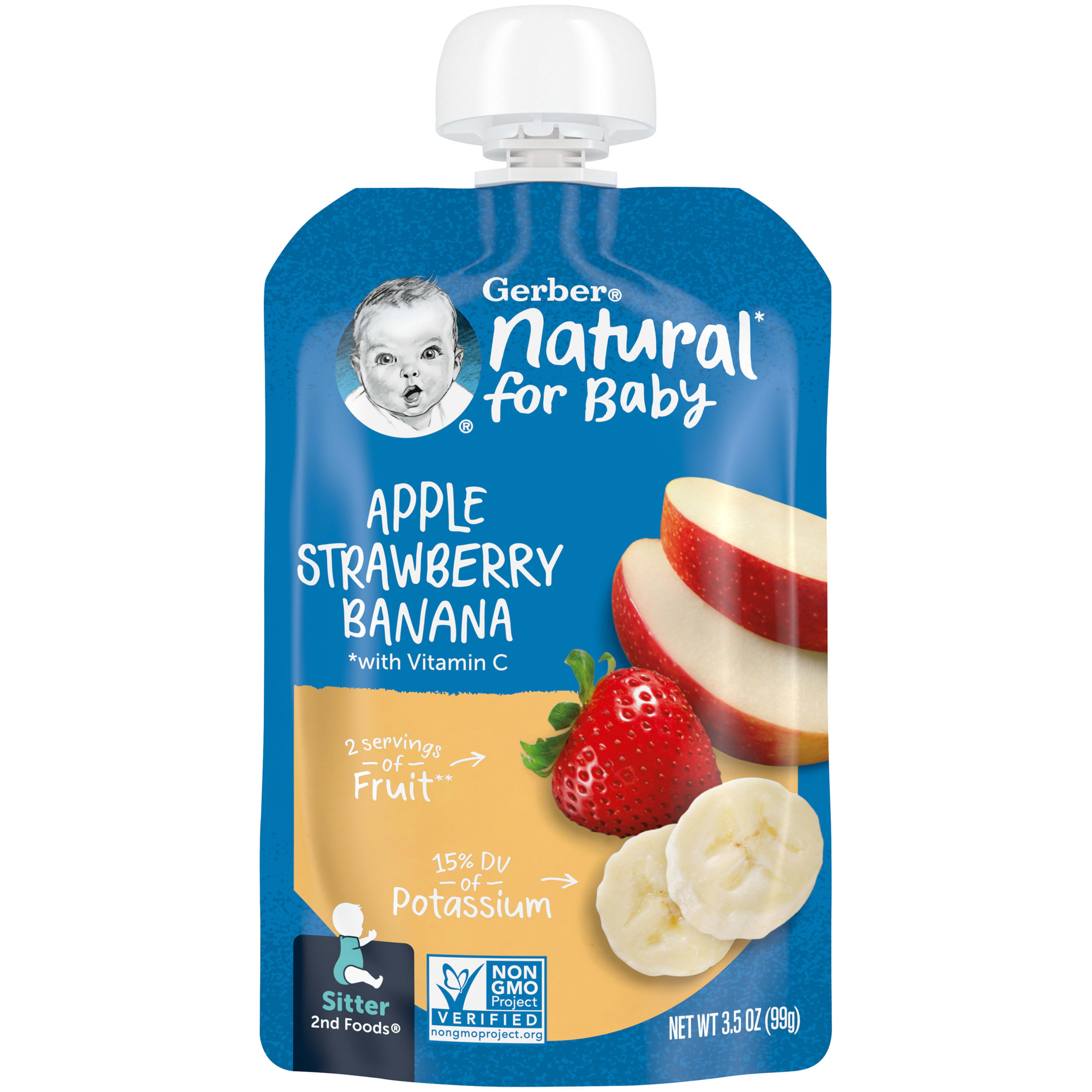 Gerber 2nd Foods PowerBlend Baby Food Vegetable Beef 4 oz Tubs 2