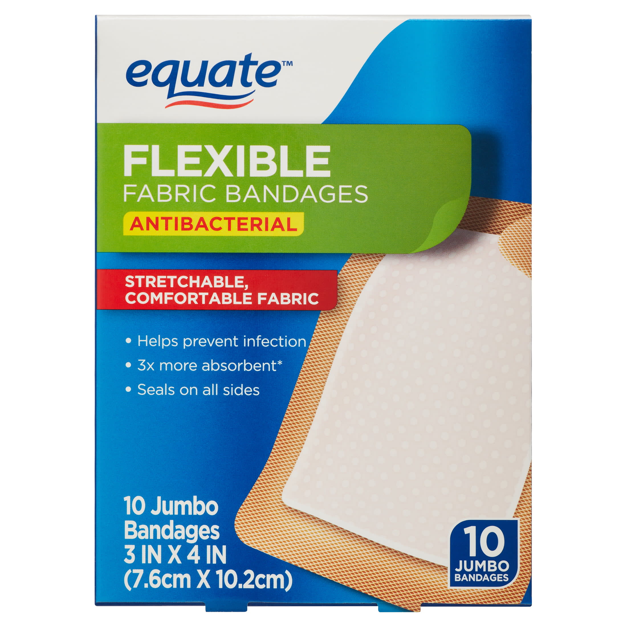 Band-Aid Brand Flexible Fabric Adhesive Bandages, Extra Large, 10 ct -  DroneUp Delivery