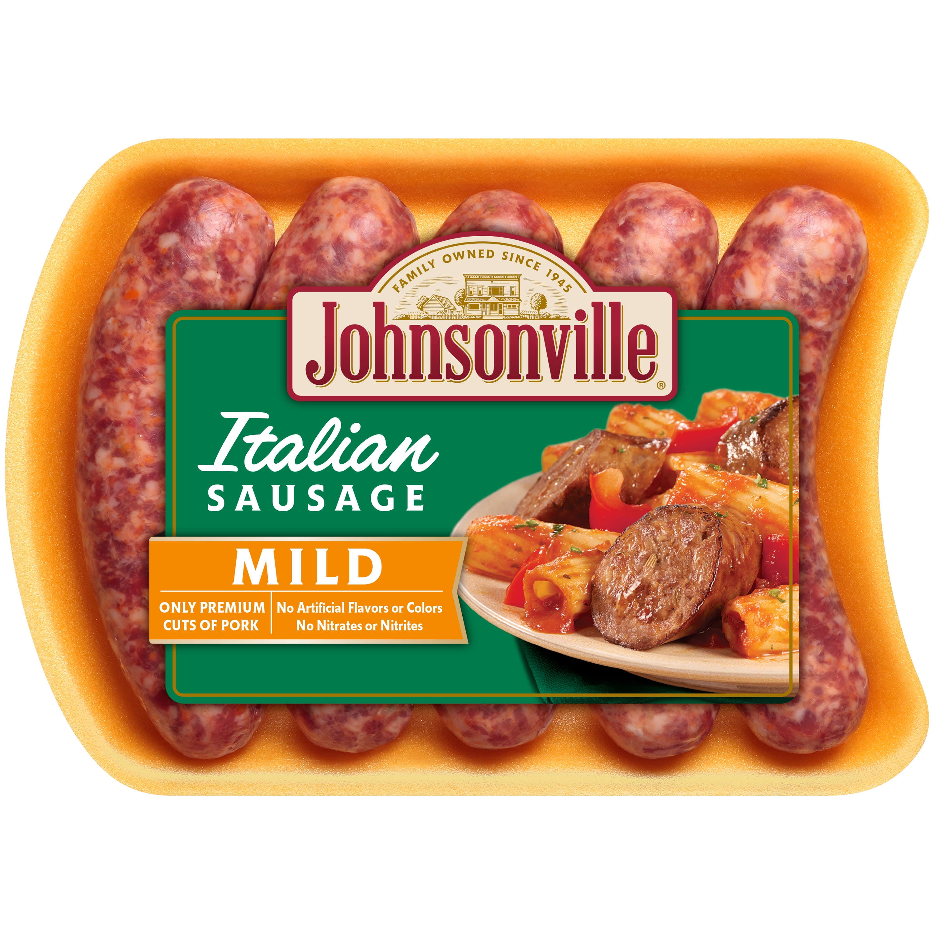 Johnsonville Mild Italian Sausage, 5 Links, 1 lb 3 oz (Fresh)