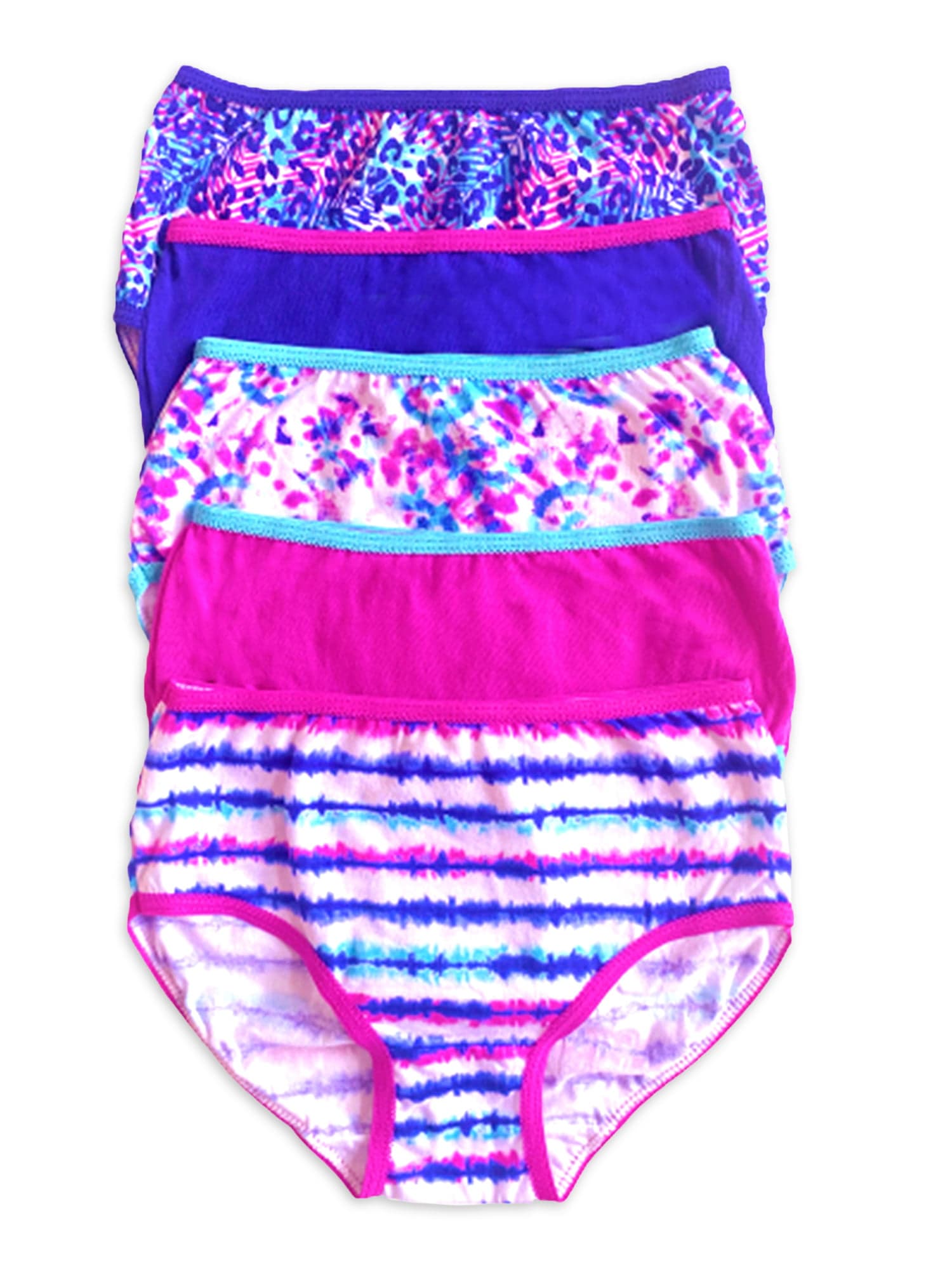 Girls 14 Pack Wonder Nation Multicolor Briefs Panties Underwear Size 10 NEW