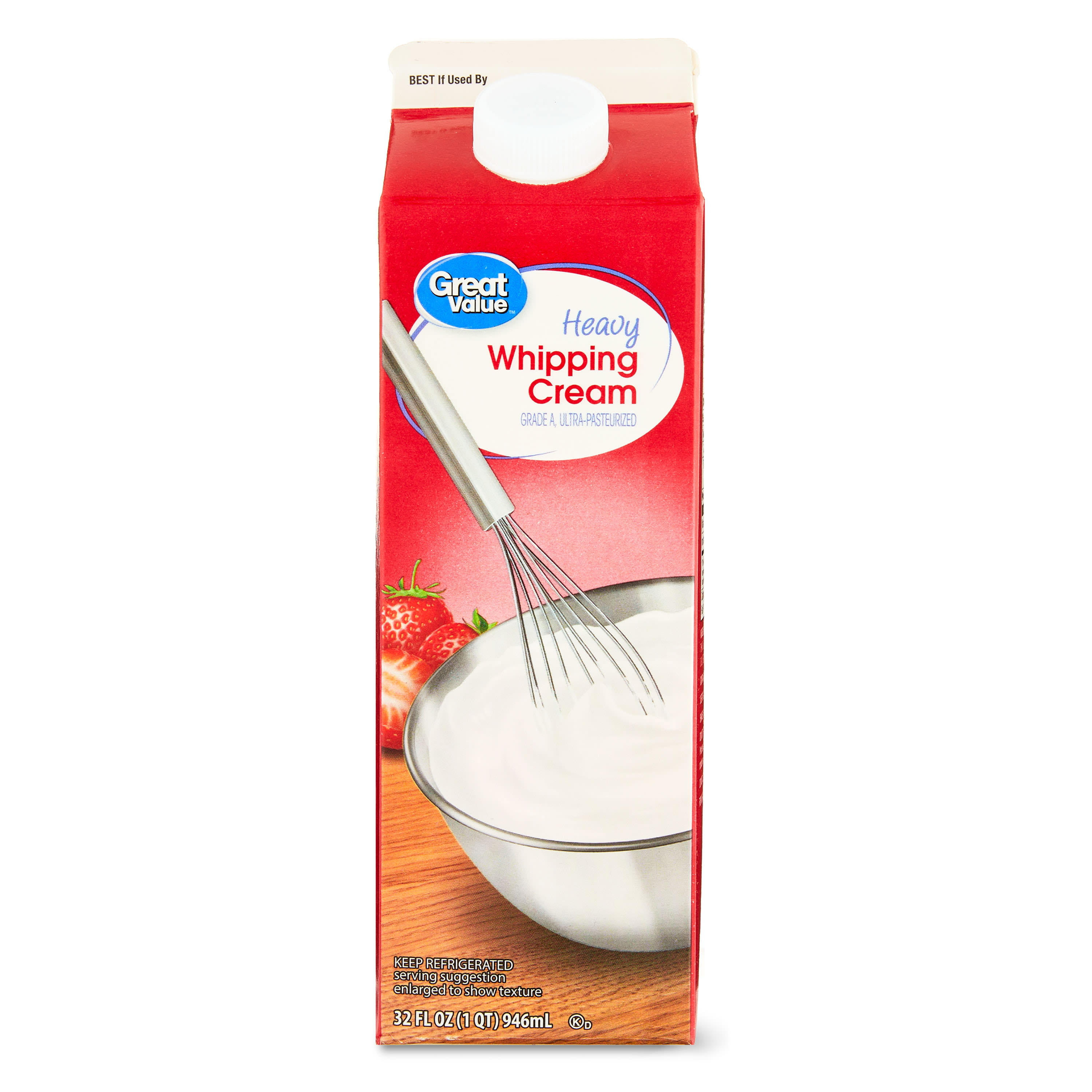 Great Value Heavy Whipping Cream, 32 oz - DroneUp Delivery