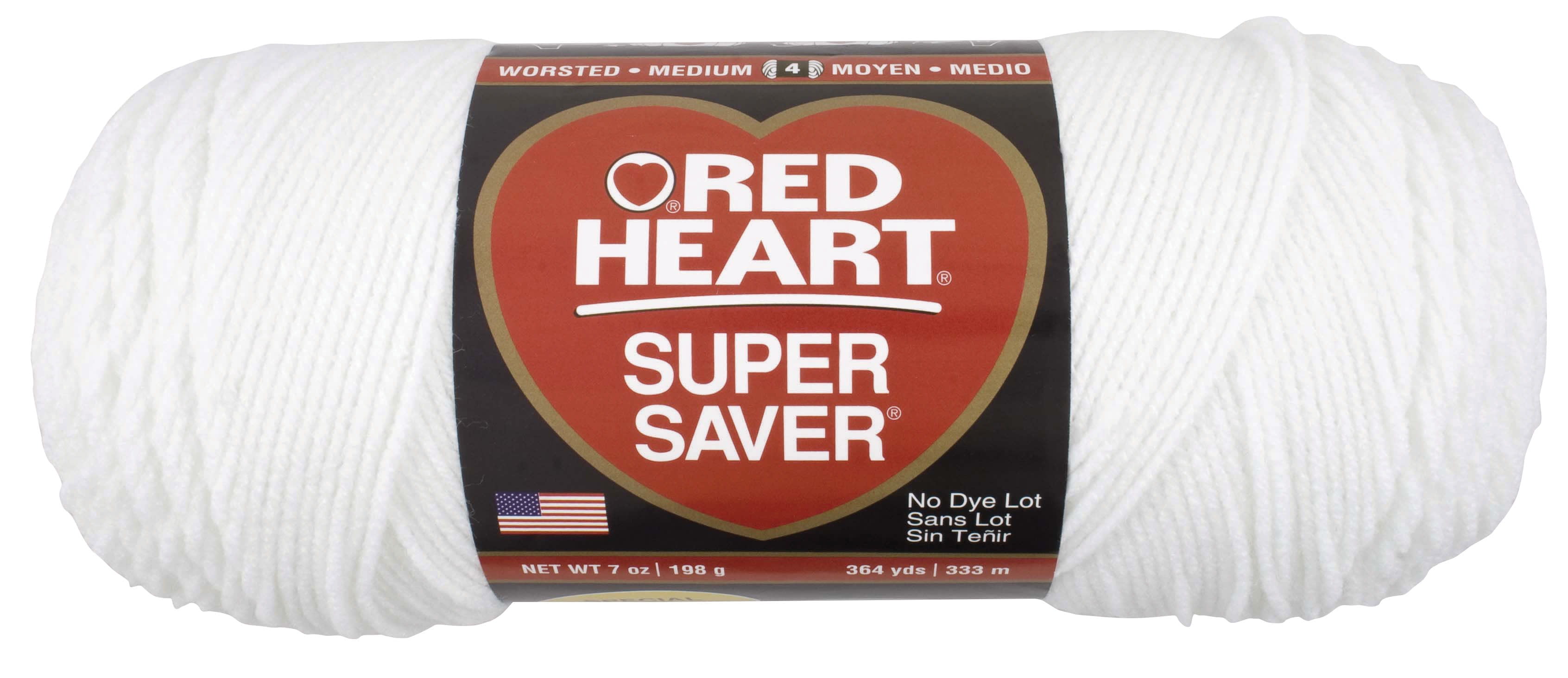 Red Heart Super Saver Yarn-Soft White