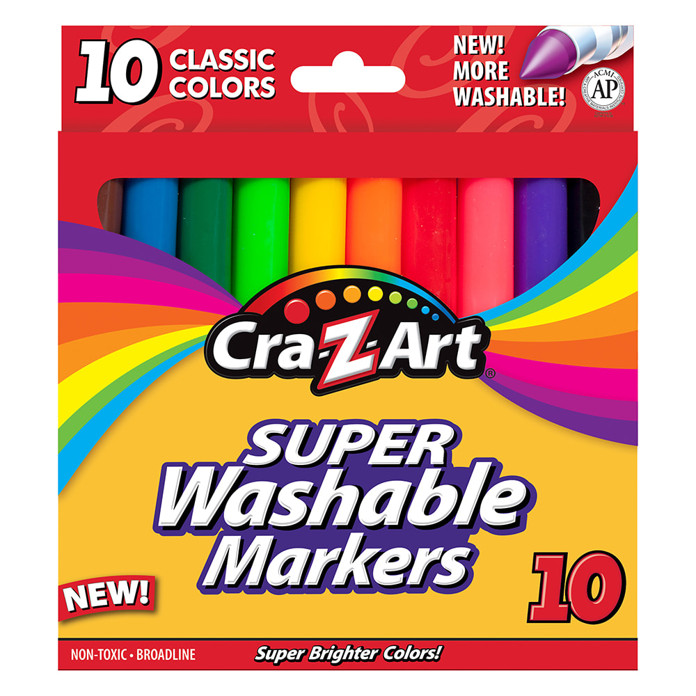 Crayola 20 Count Broad Line Markers, School Supplies, Classic Colors